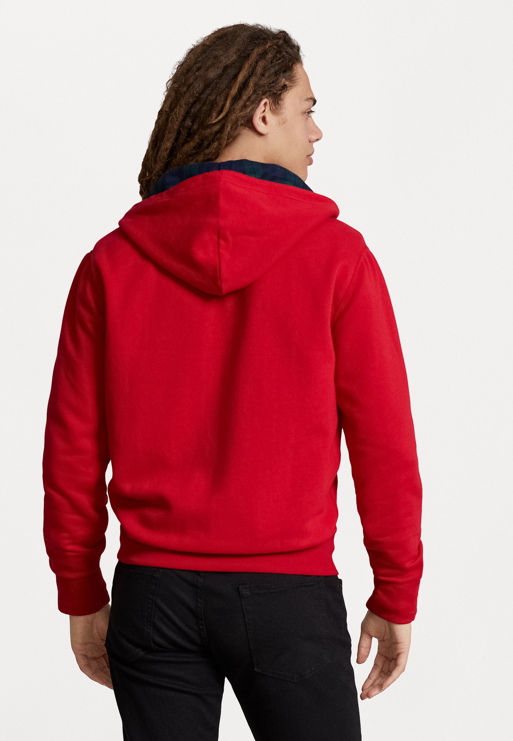 Polo Ralph Lauren LONG SLEEVE - Zip-up sweatshirt - red/light red