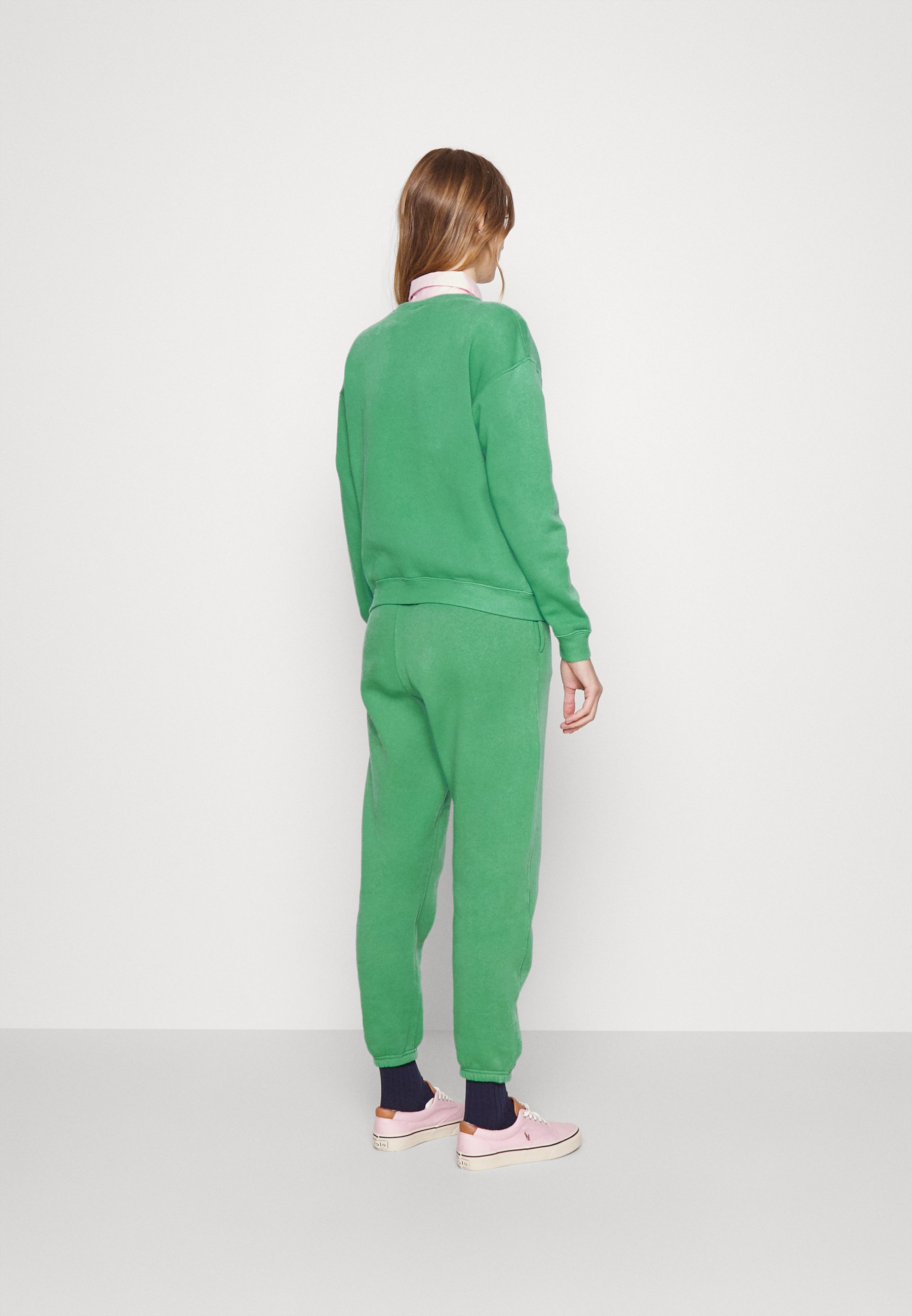 Polo Ralph Lauren ANKLE ATHLETIC - Tracksuit bottoms - raft green/green