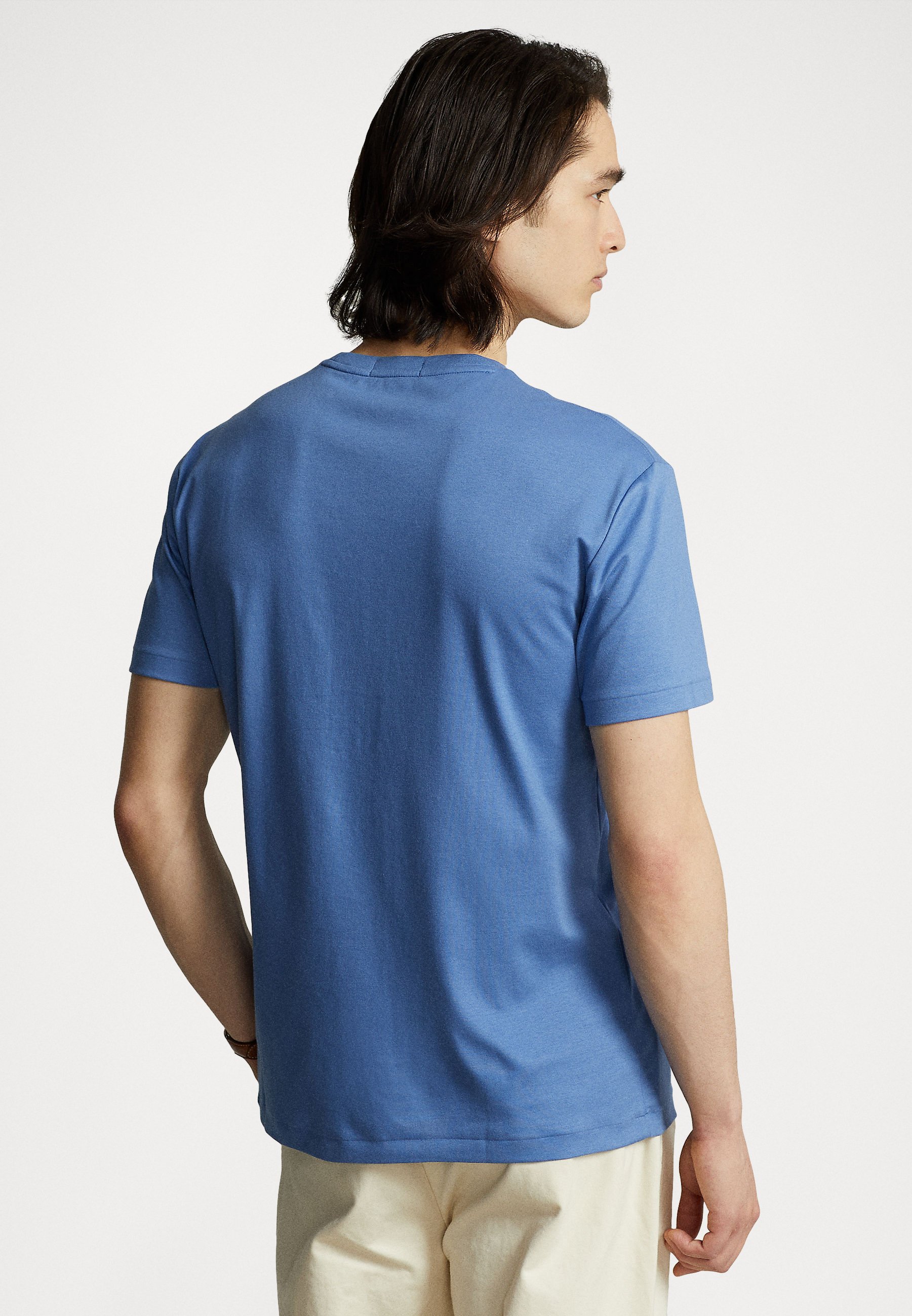 Polo Ralph Lauren SHORT SLEEVE - Basic T-shirt - french blue/blue
