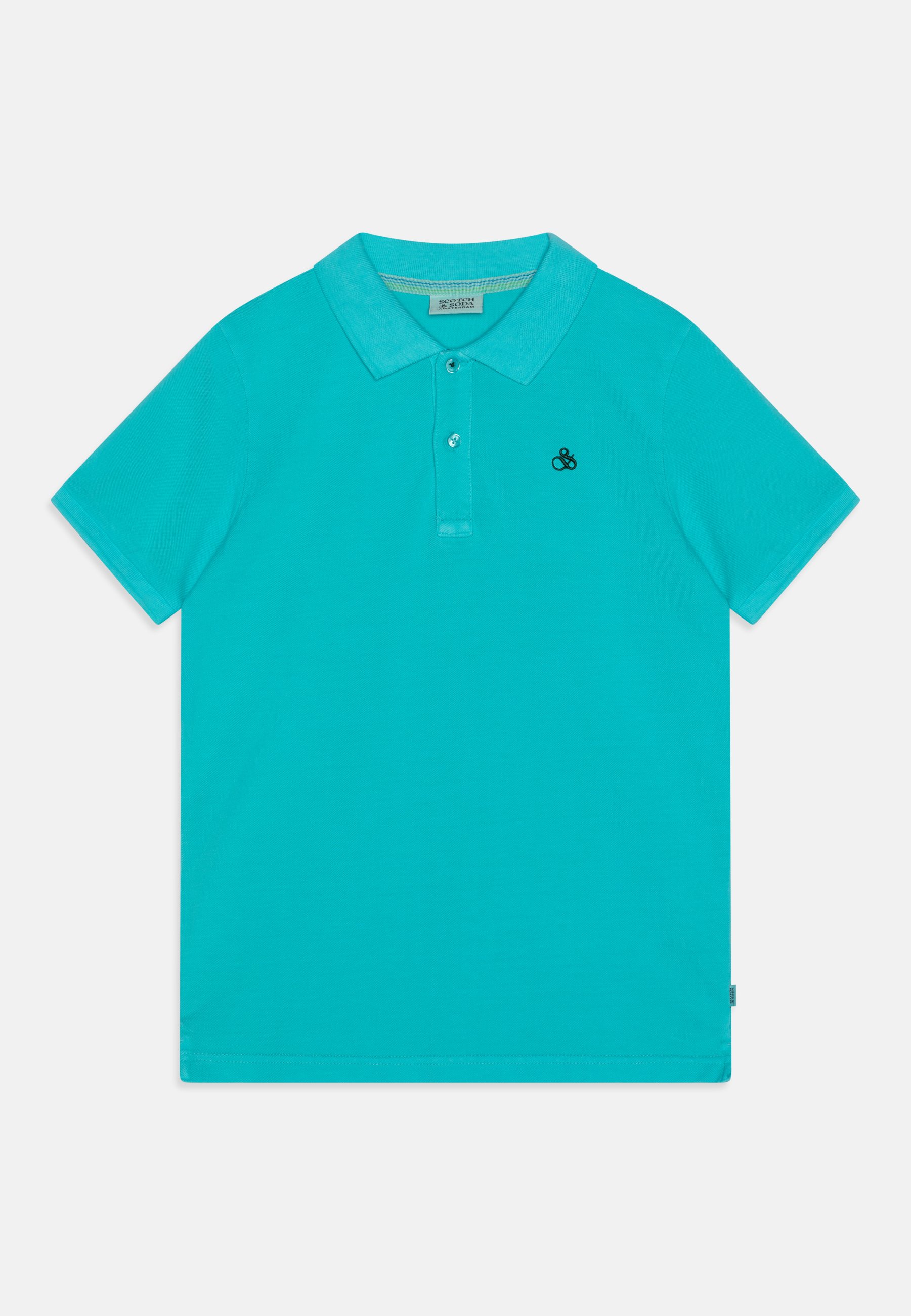 Scotch & Soda GARMENT DYED SHORT SLEEVED  - Polo shirt - aqua/light blue