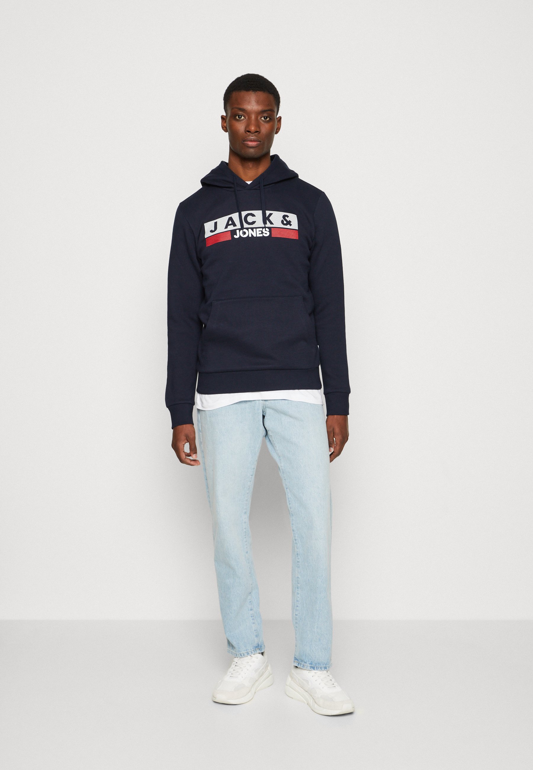 Jack &Jones JJECORP LOGO HOOD 2 PACK - Hoodie - black/navy/black