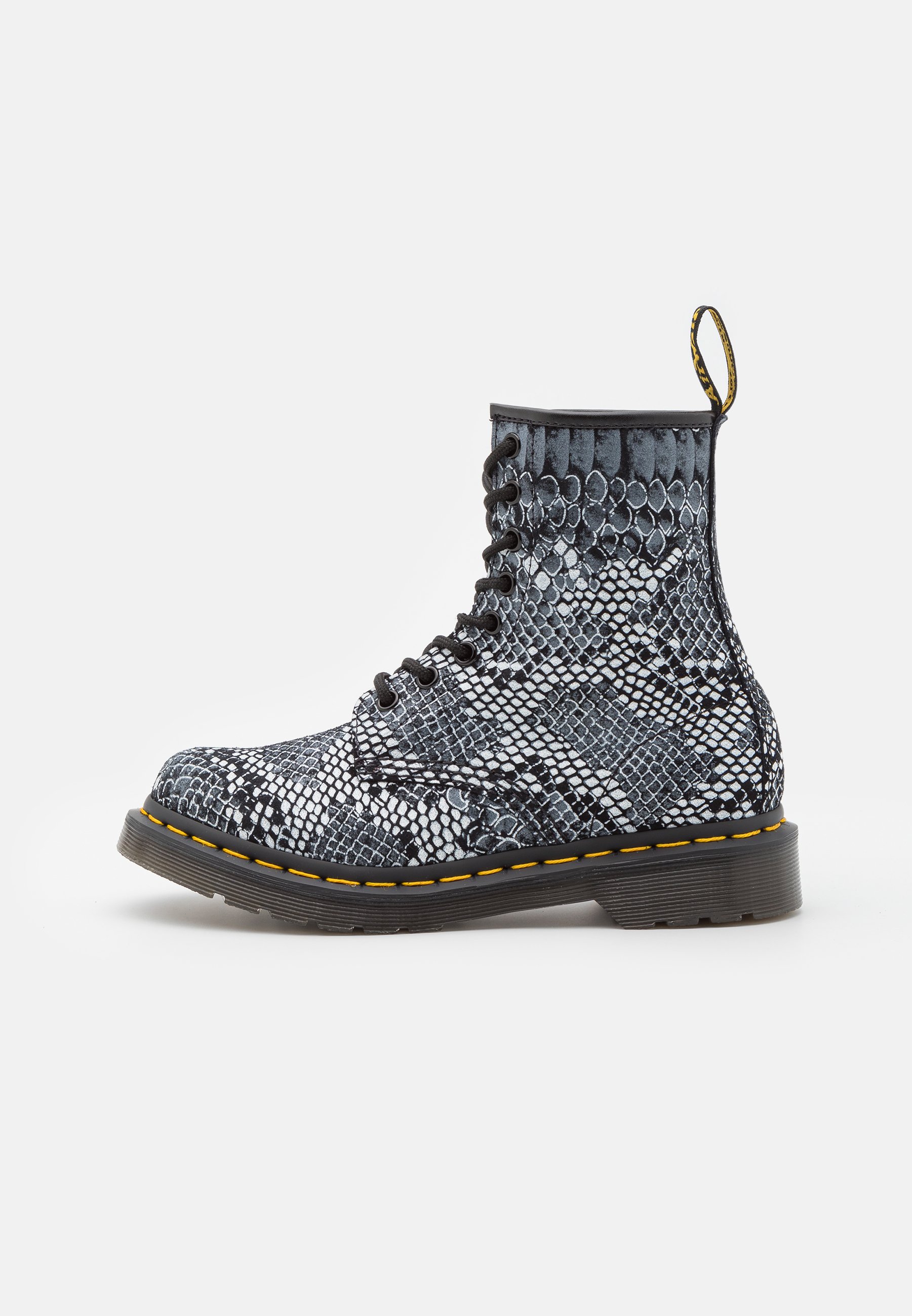 Dr. Martens 1460 - Lace-up ankle boots - black/white classic/black