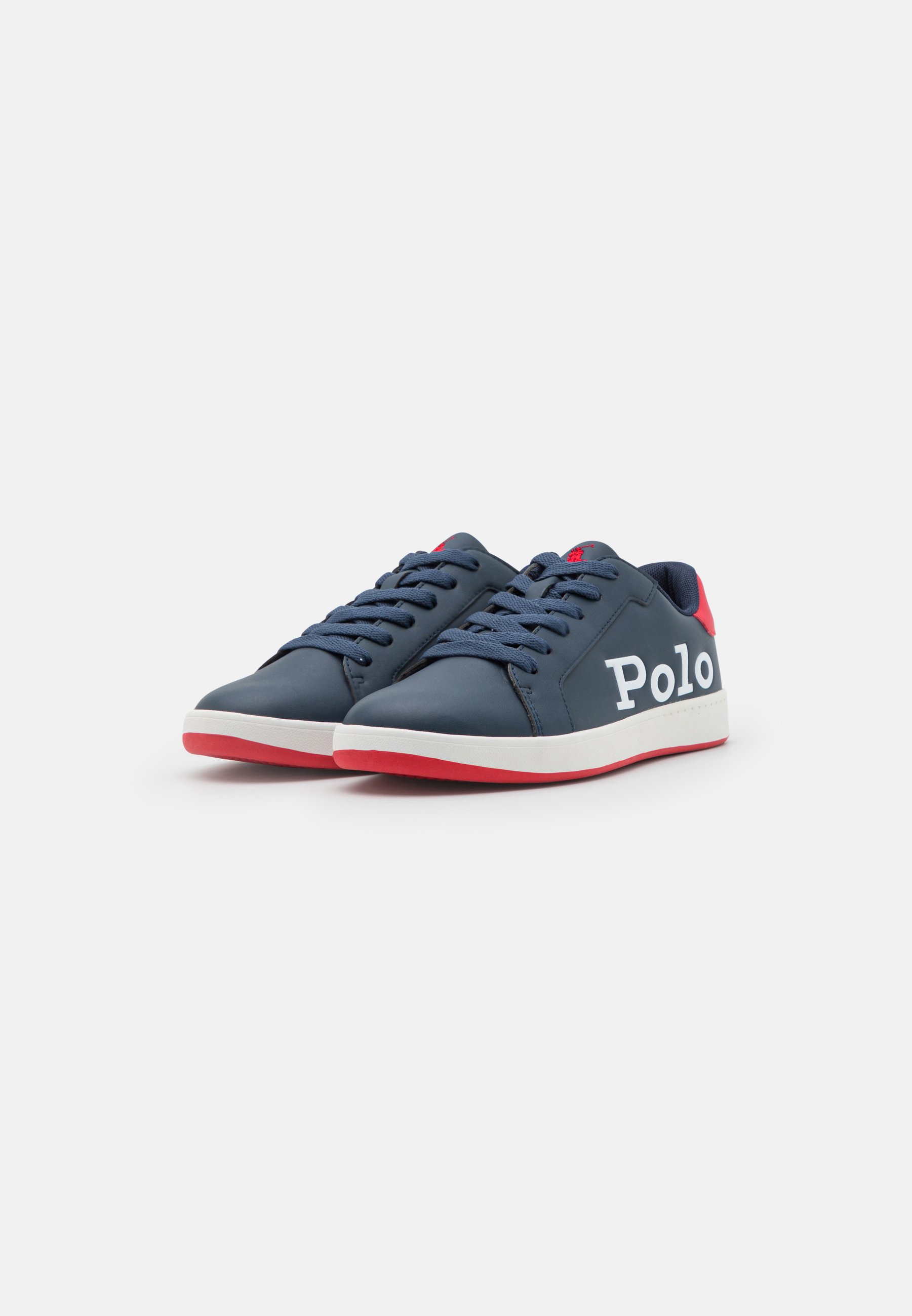 Polo Ralph Lauren HERITAGE COURT GRAPHIC UNISEX - Trainers - navy smooth/red/white/dark blue