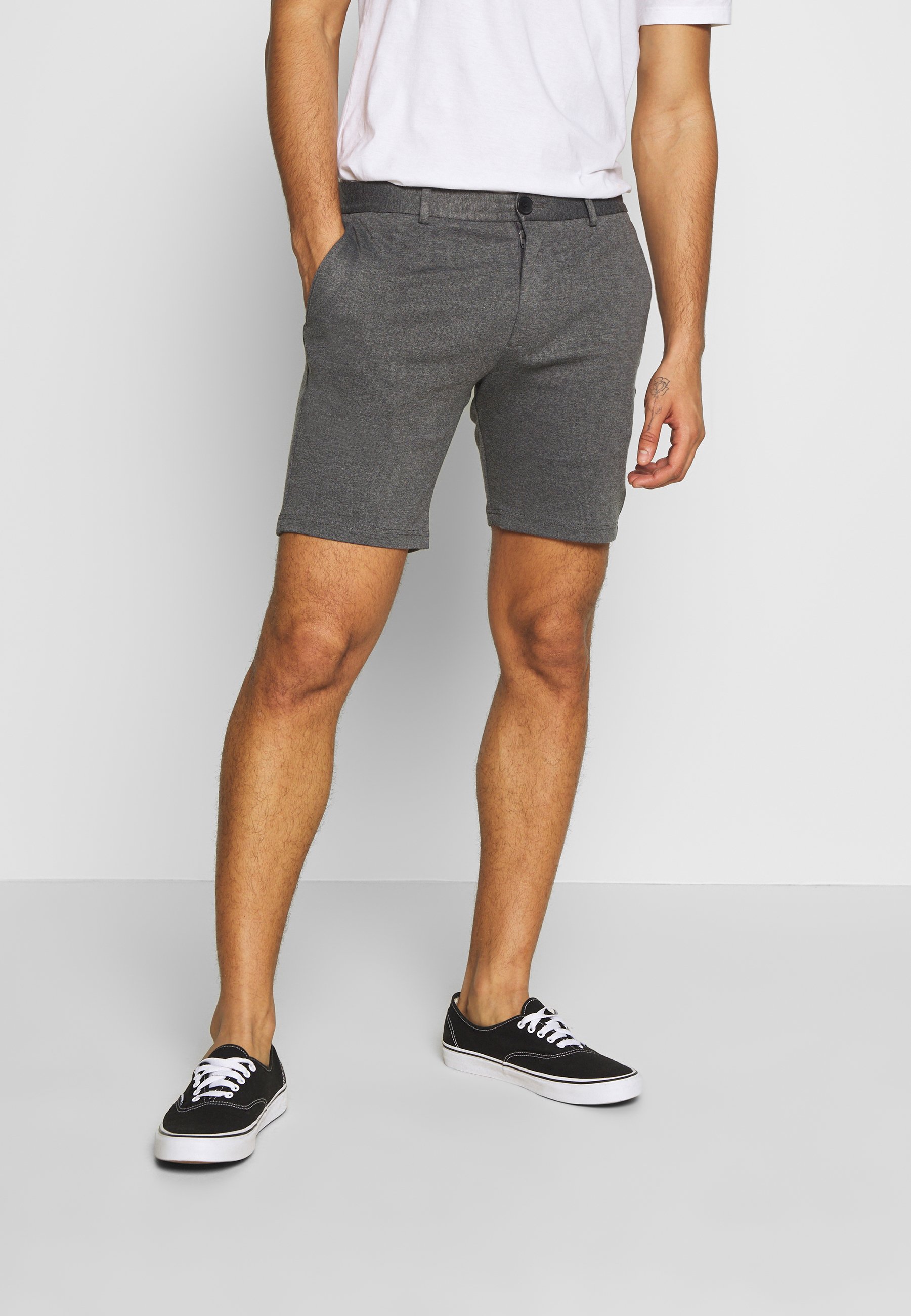 Jack &Jones JJIPHIL  - Shorts - grey melange/grey