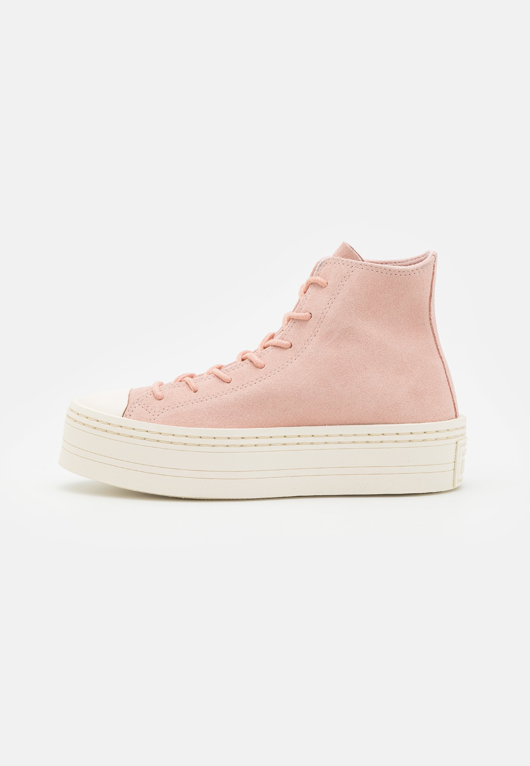 Converse CHUCK TAYLOR ALL STAR MODERN LIFT PLATFORM MONO  - High-top trainers - pink sage/pink sage/egret/mottled pink
