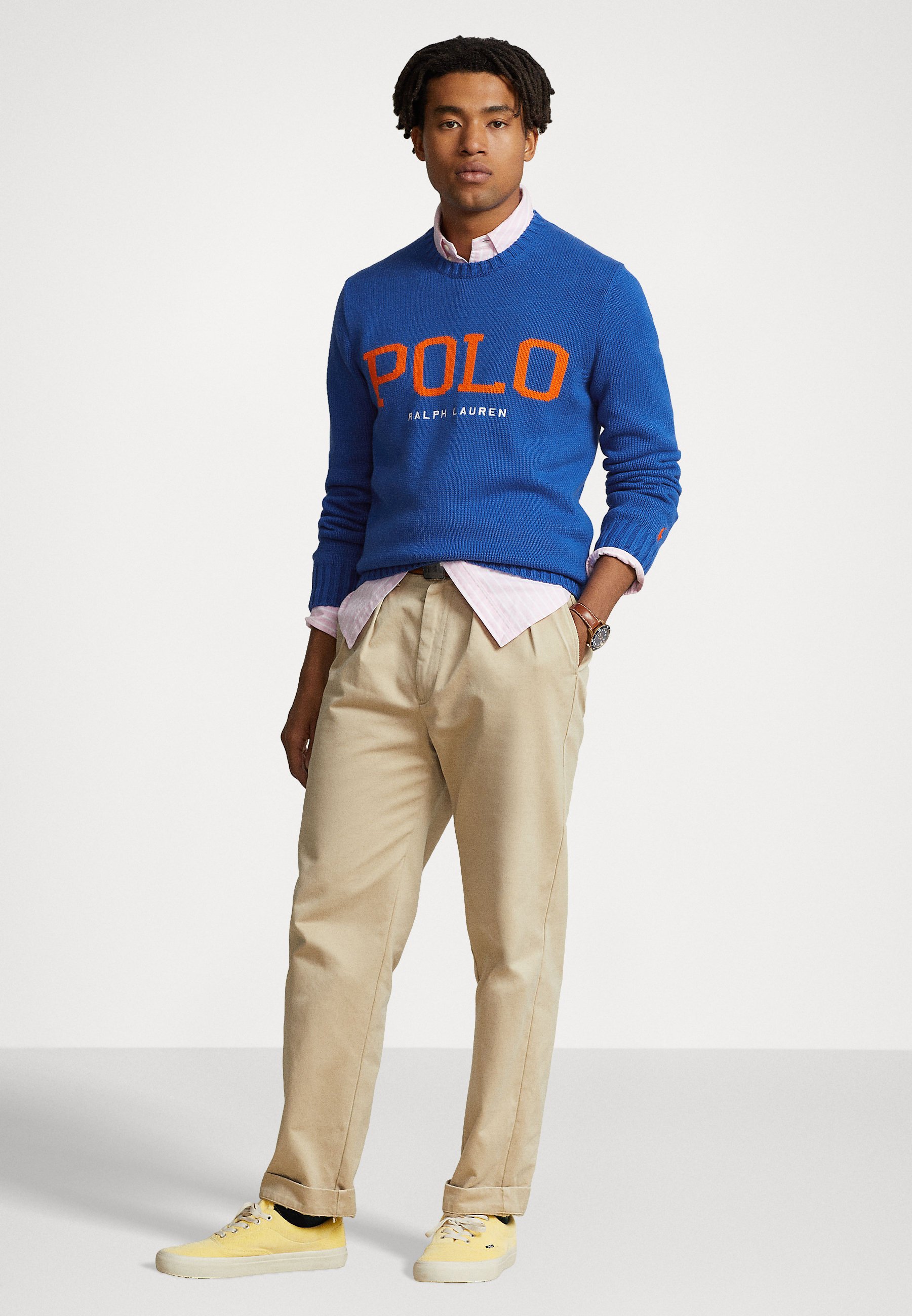 Polo Ralph Lauren LONG SLEEVE - Jumper - blue