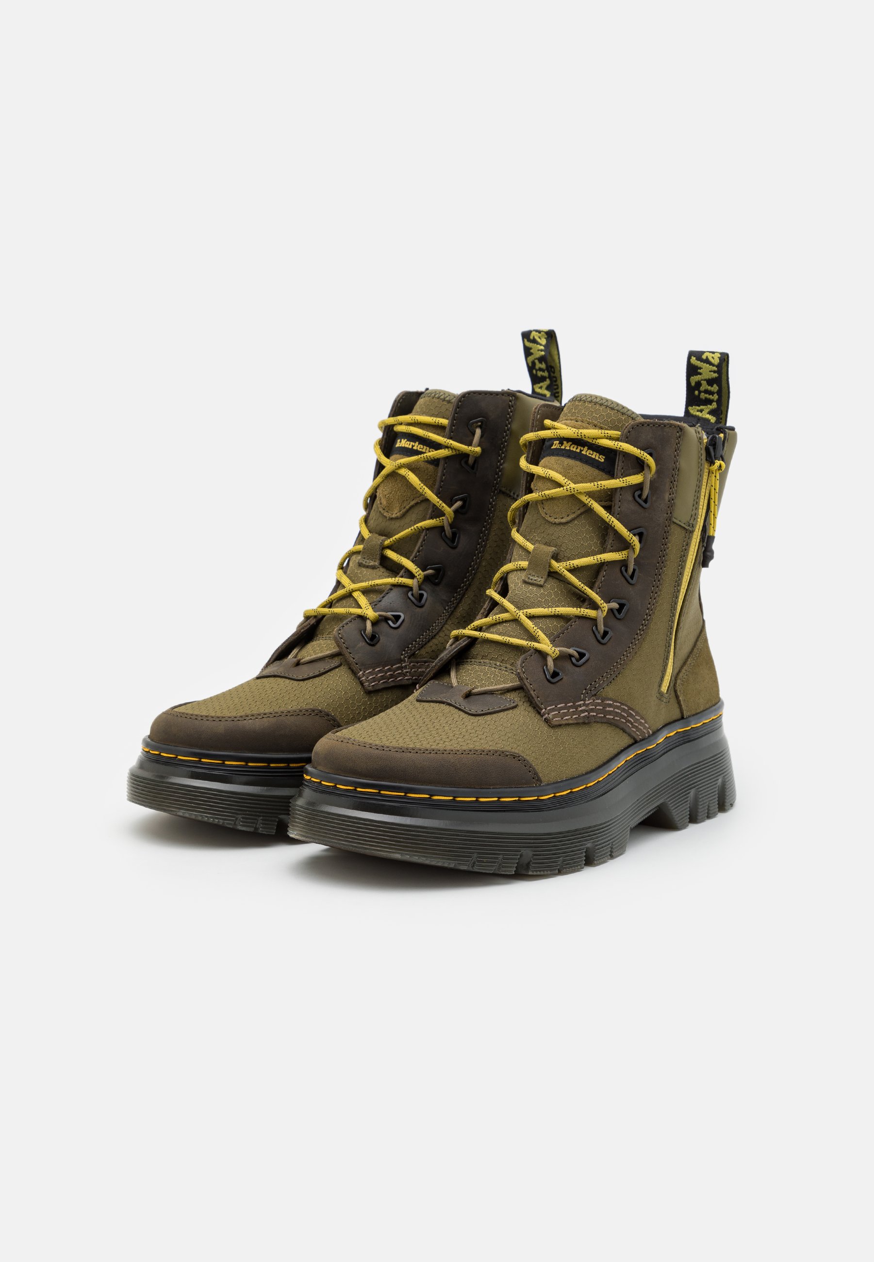 Dr. Martens TARIK ZIP UNISEX - Lace-up ankle boots - olive