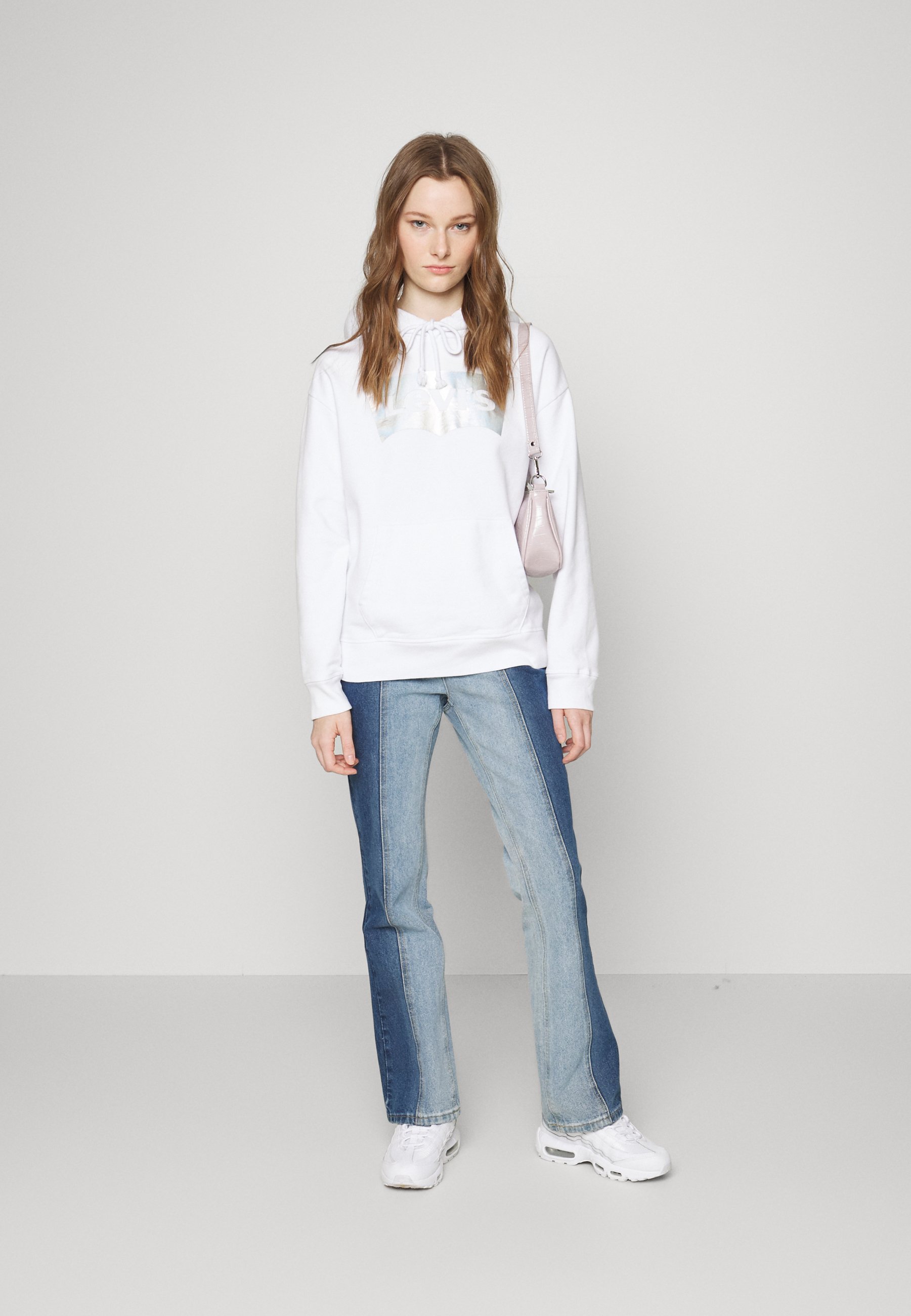 Levi's® GRAPHIC STANDARD HOODIE - Hoodie - rainbow/white/white