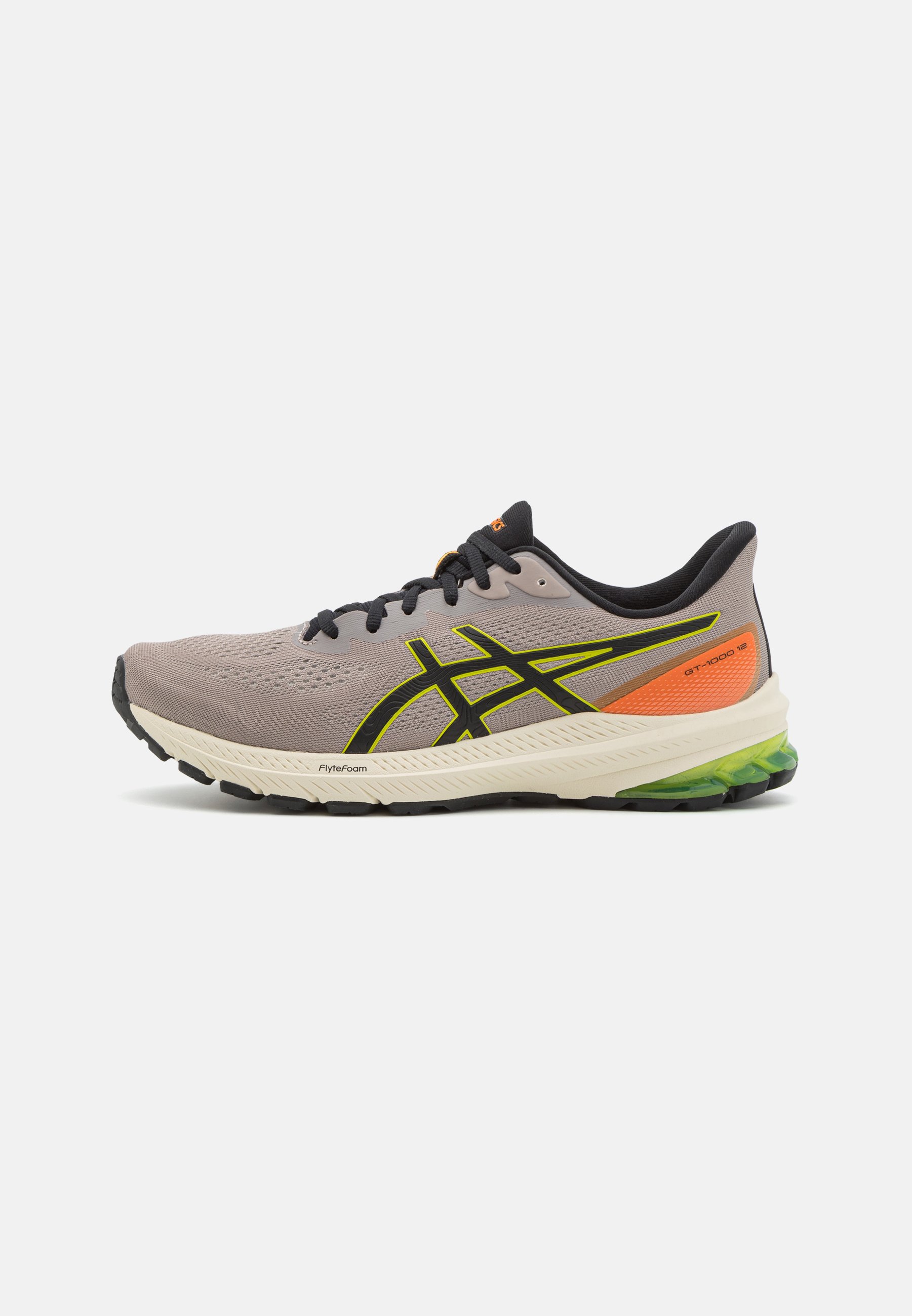 ASICS GT-1000 12 TR - Stabilty running shoes - nature/neon lime/beige