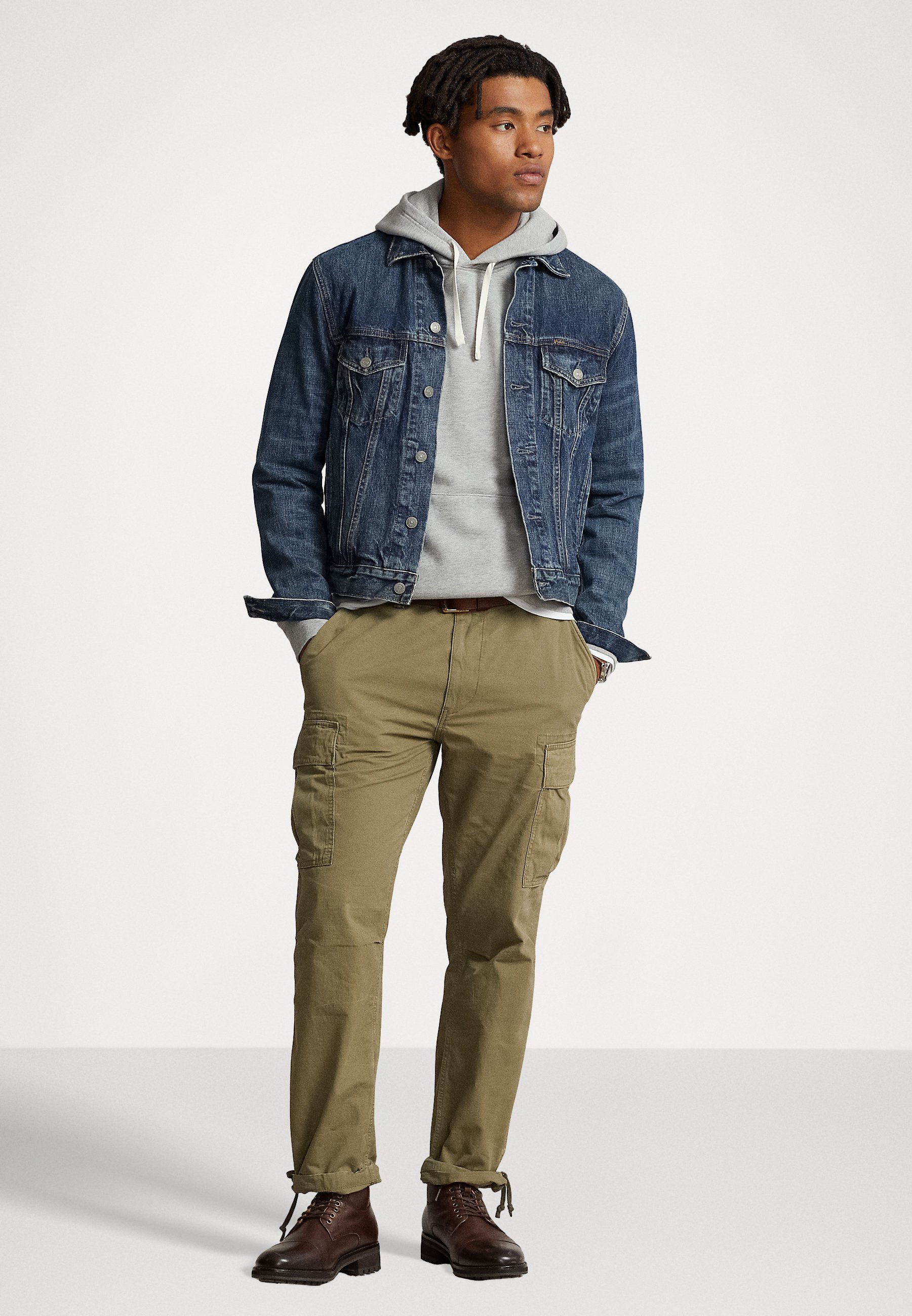 Polo Ralph Lauren LONG SLEEVE - Hoodie - spring heather/light grey