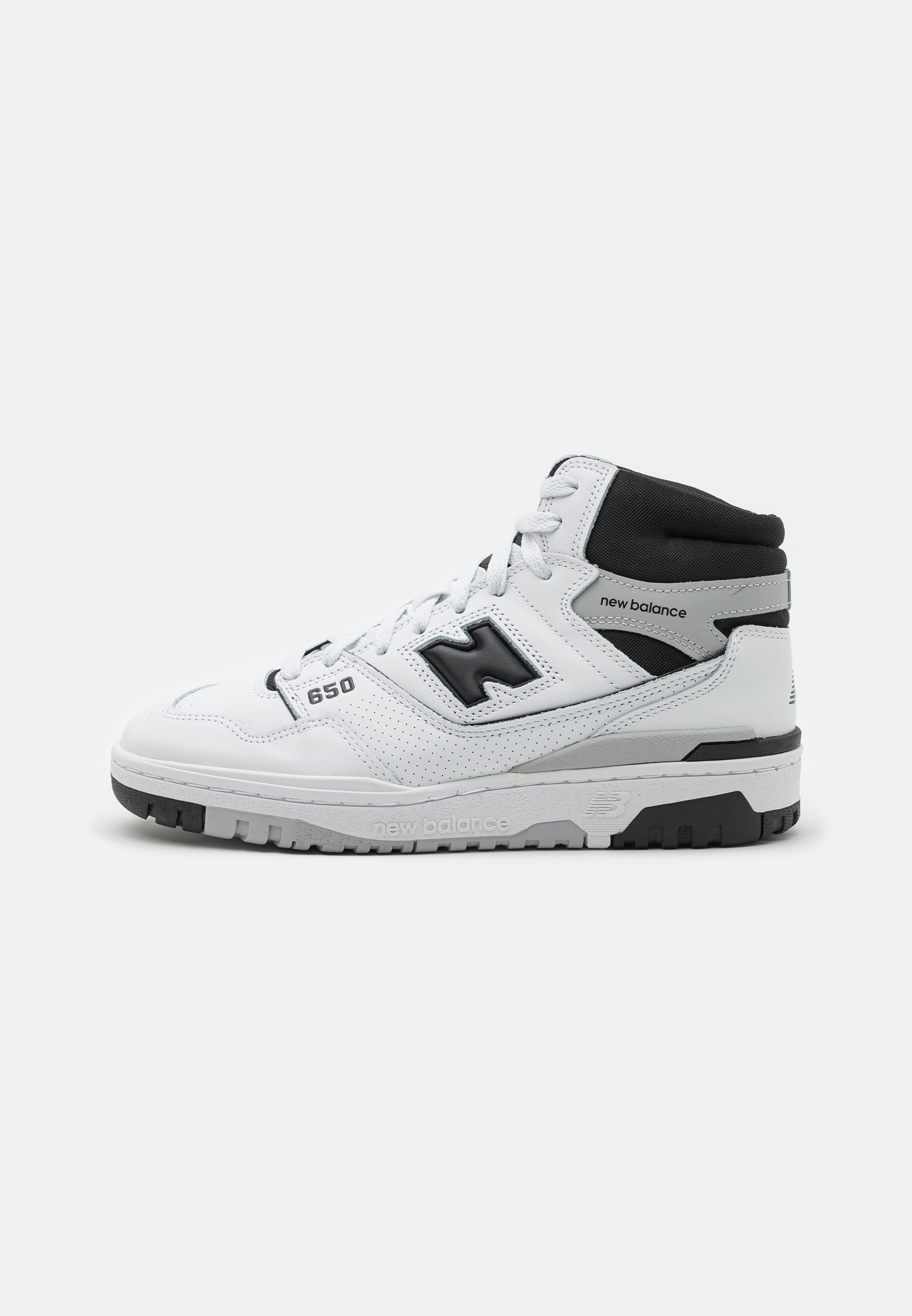 NB 650 UNISEX - High-top trainers - weiß/schwarz/white