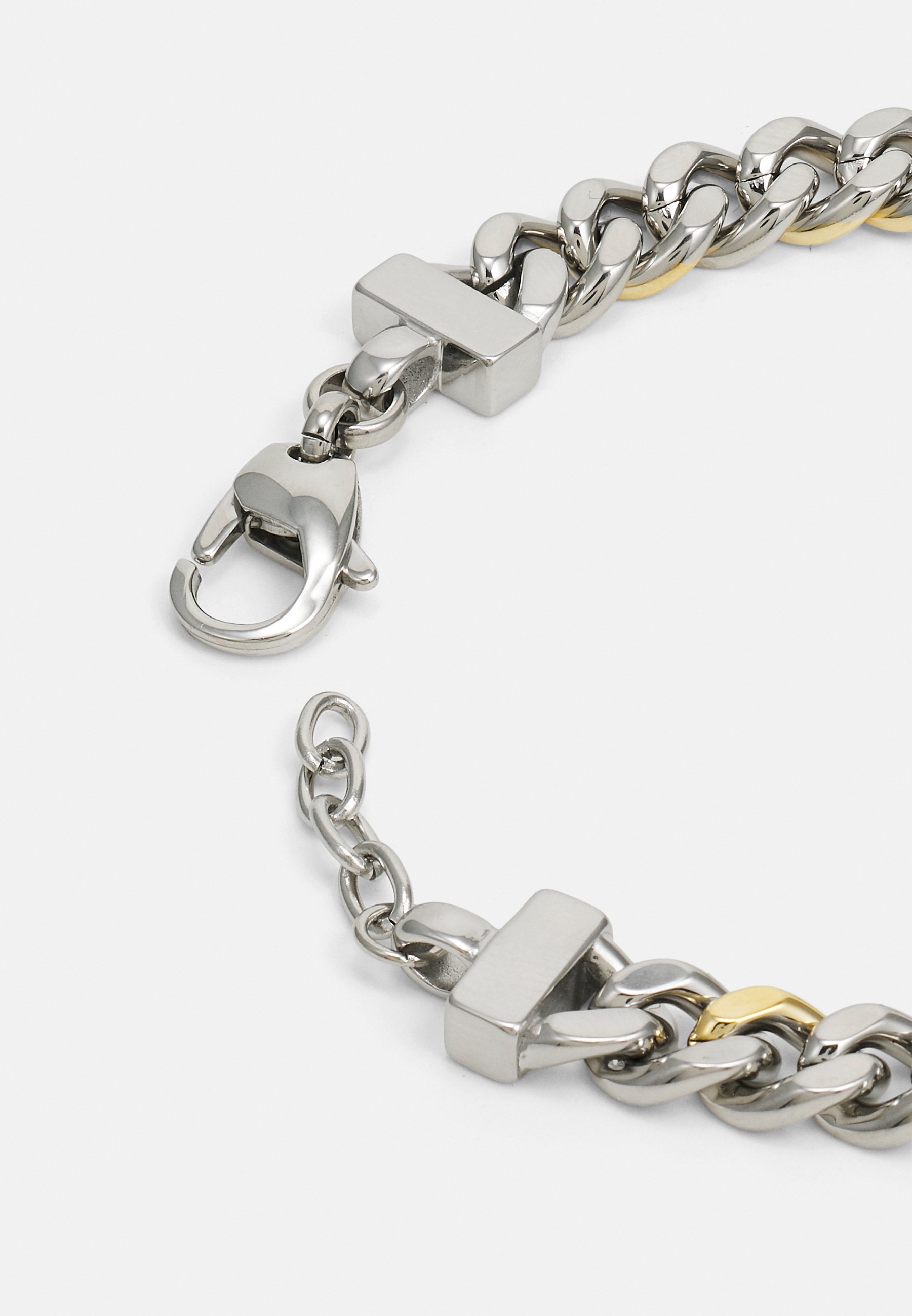 Diesel DIESEL STEEL STAINLESS STEEL BRACELET SILVER - Bracelet - silver-coloured/gold-coloured/silver-coloured
