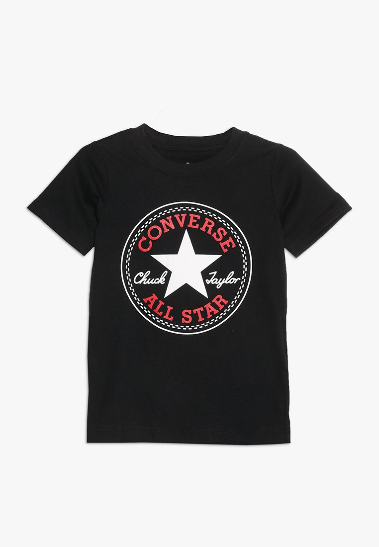Converse CORE CHUCK PATCH TEE  - Print T-shirt - black