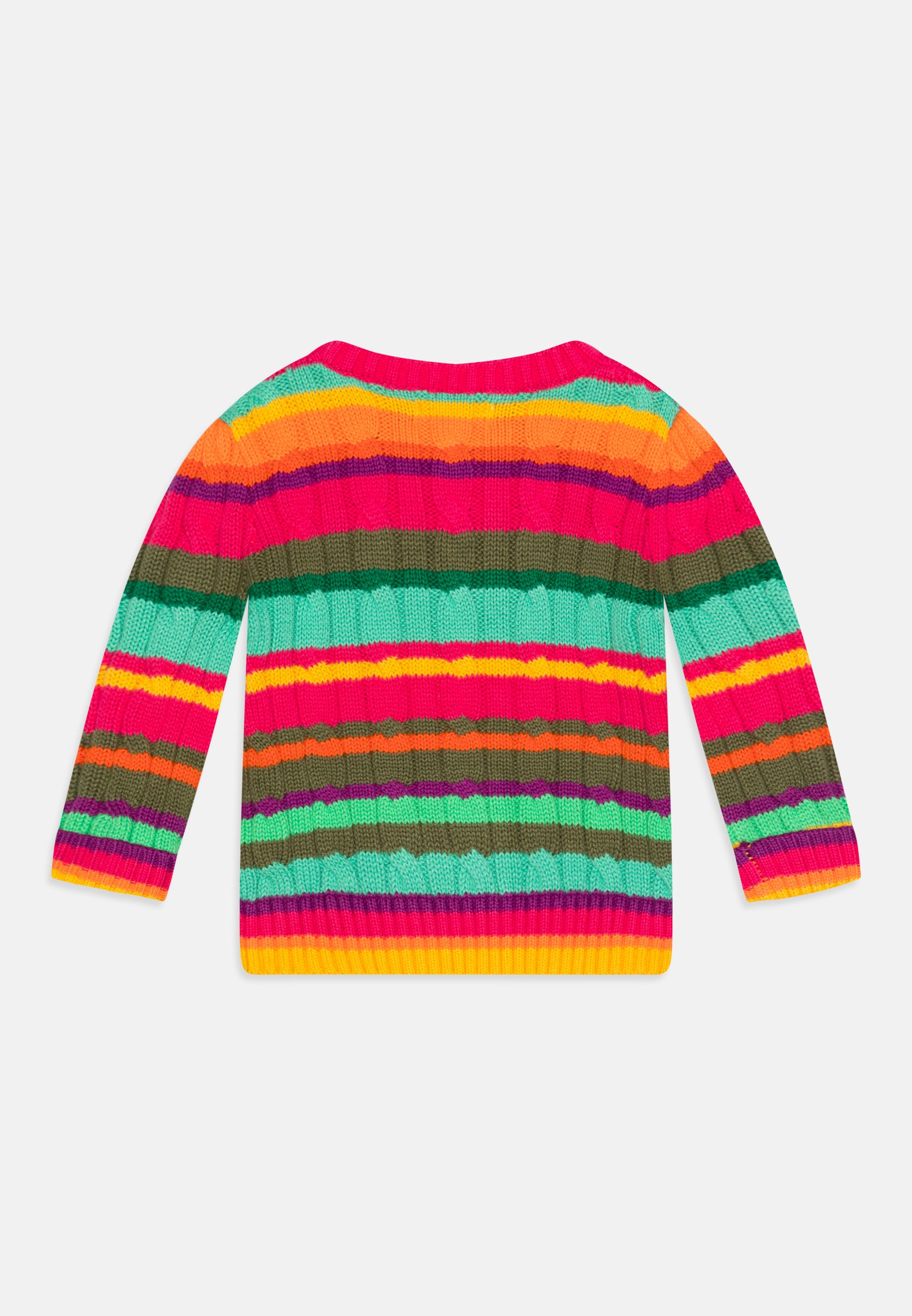 Polo Ralph Lauren STRPDCABLE  - Jumper - key west/green/multi-coloured/multi-coloured
