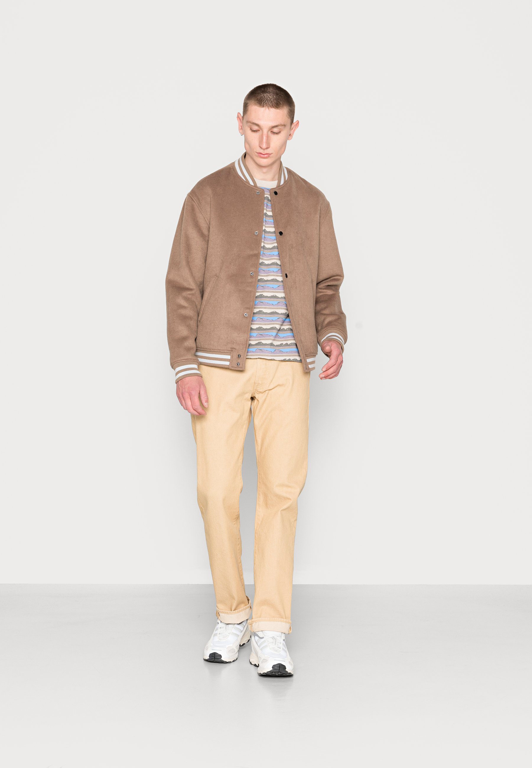 Levi's® 501® ORIGINAL - Straight leg jeans - yellow stonewash/sand