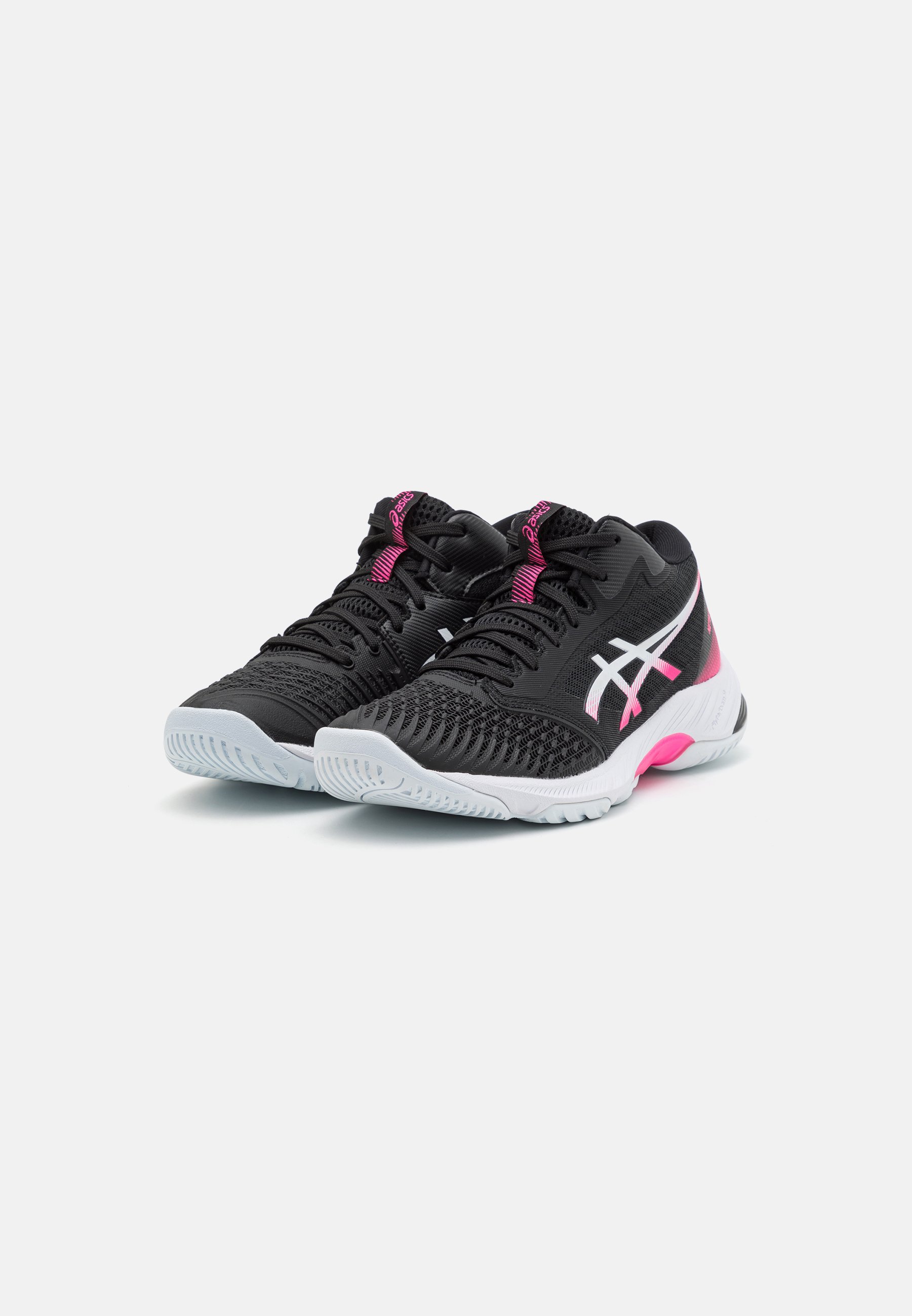 ASICS NETBURNER BALLISTIC FF 2 MT - Volleyball shoes - black/hot pink/black