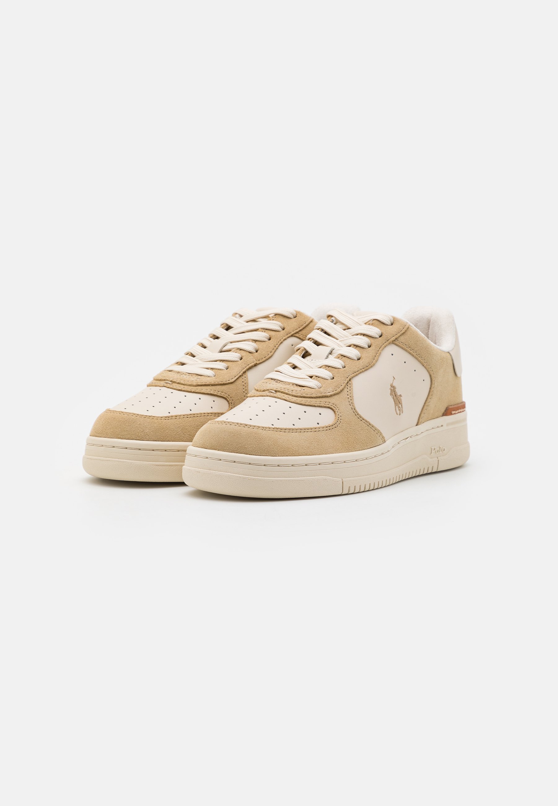 Polo Ralph Lauren MASTERS LACE UNISEX - Trainers - bone/ecru/white