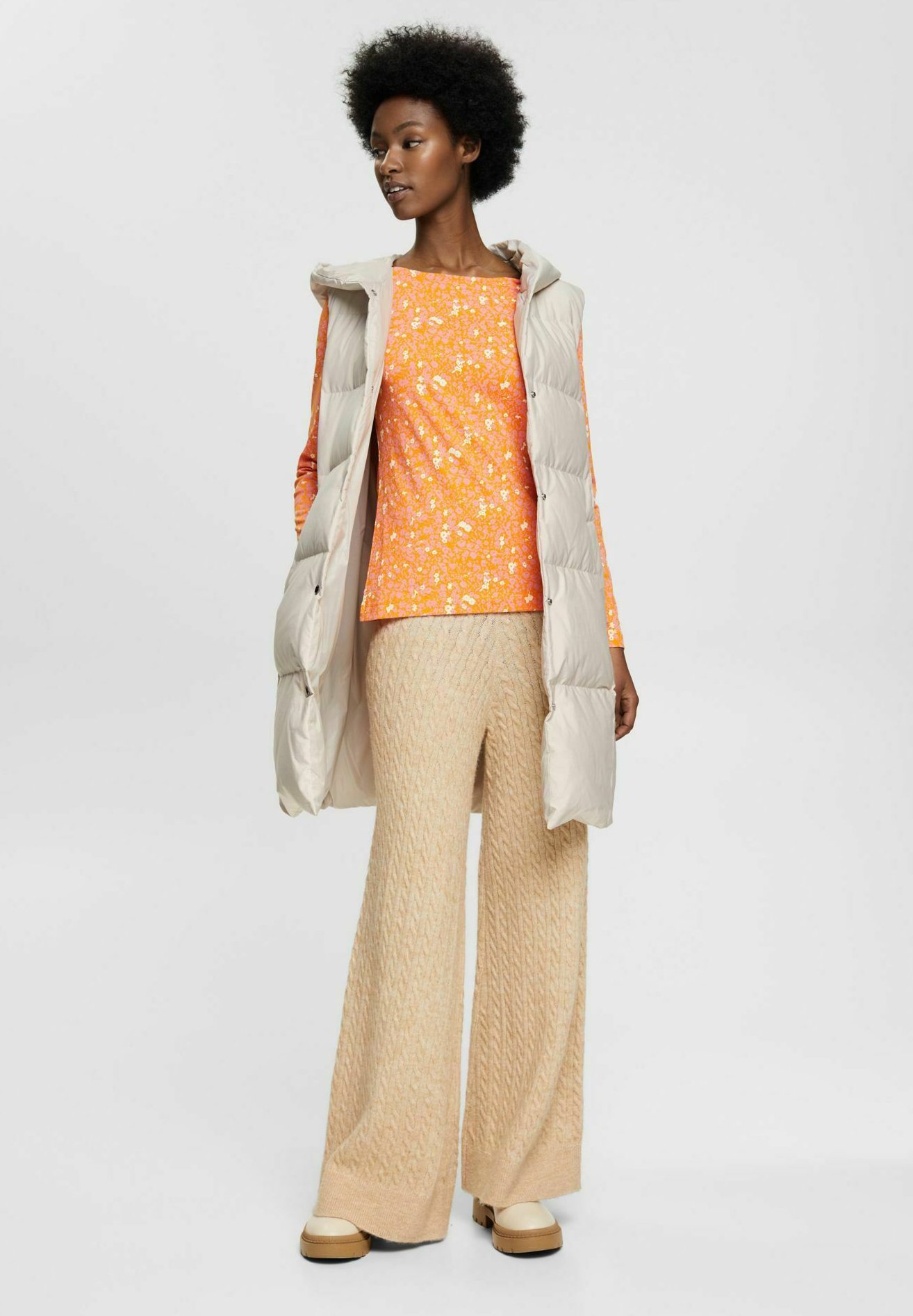 Esprit LANGARM - Long sleeved top - orange
