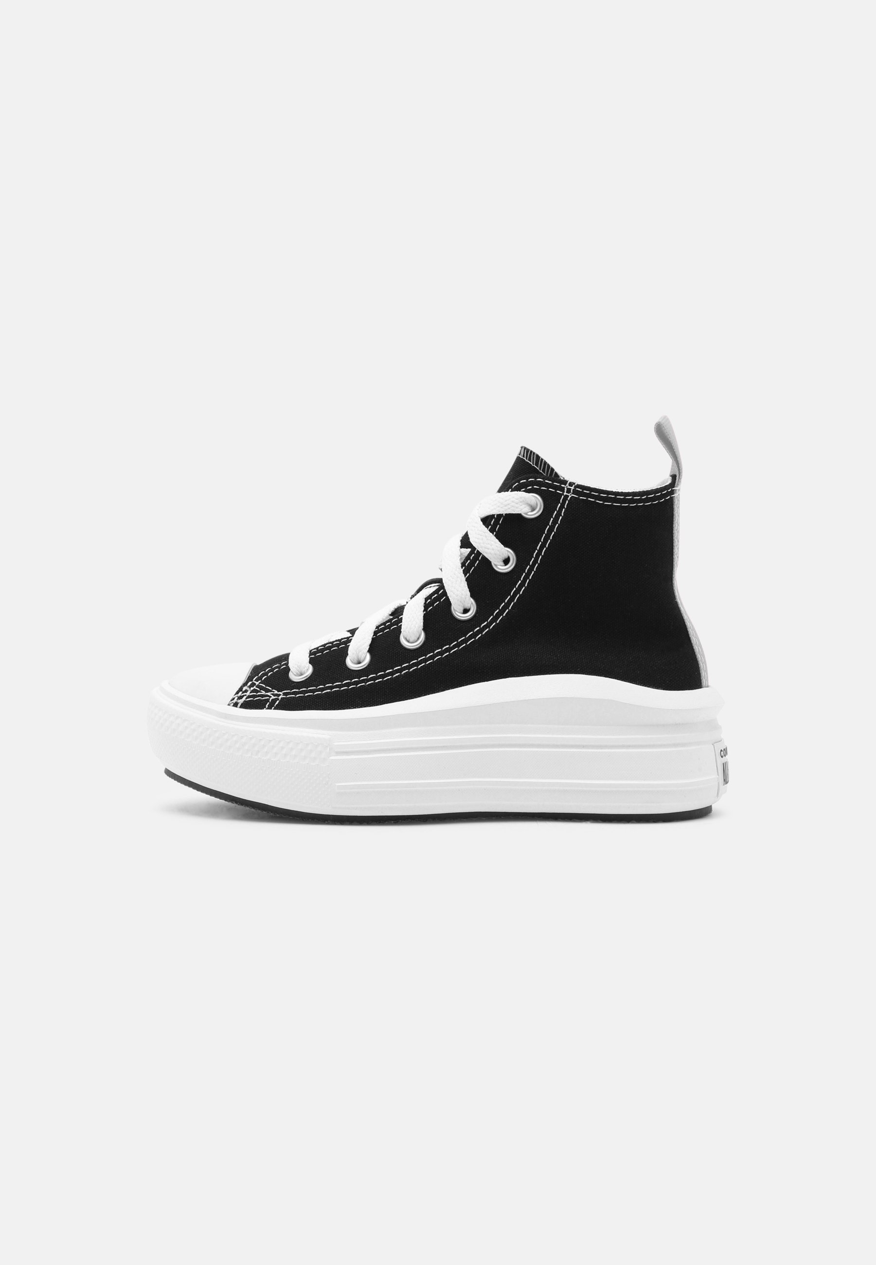 Converse CHUCK TAYLOR ALL STAR MOVE COLOR POP - High-top trainers - black/pink salt/white/black