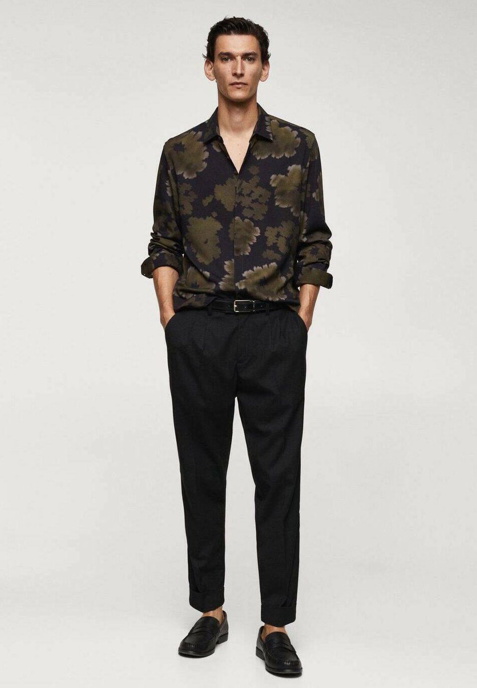 Mango BELEK - Shirt - kaki/khaki
