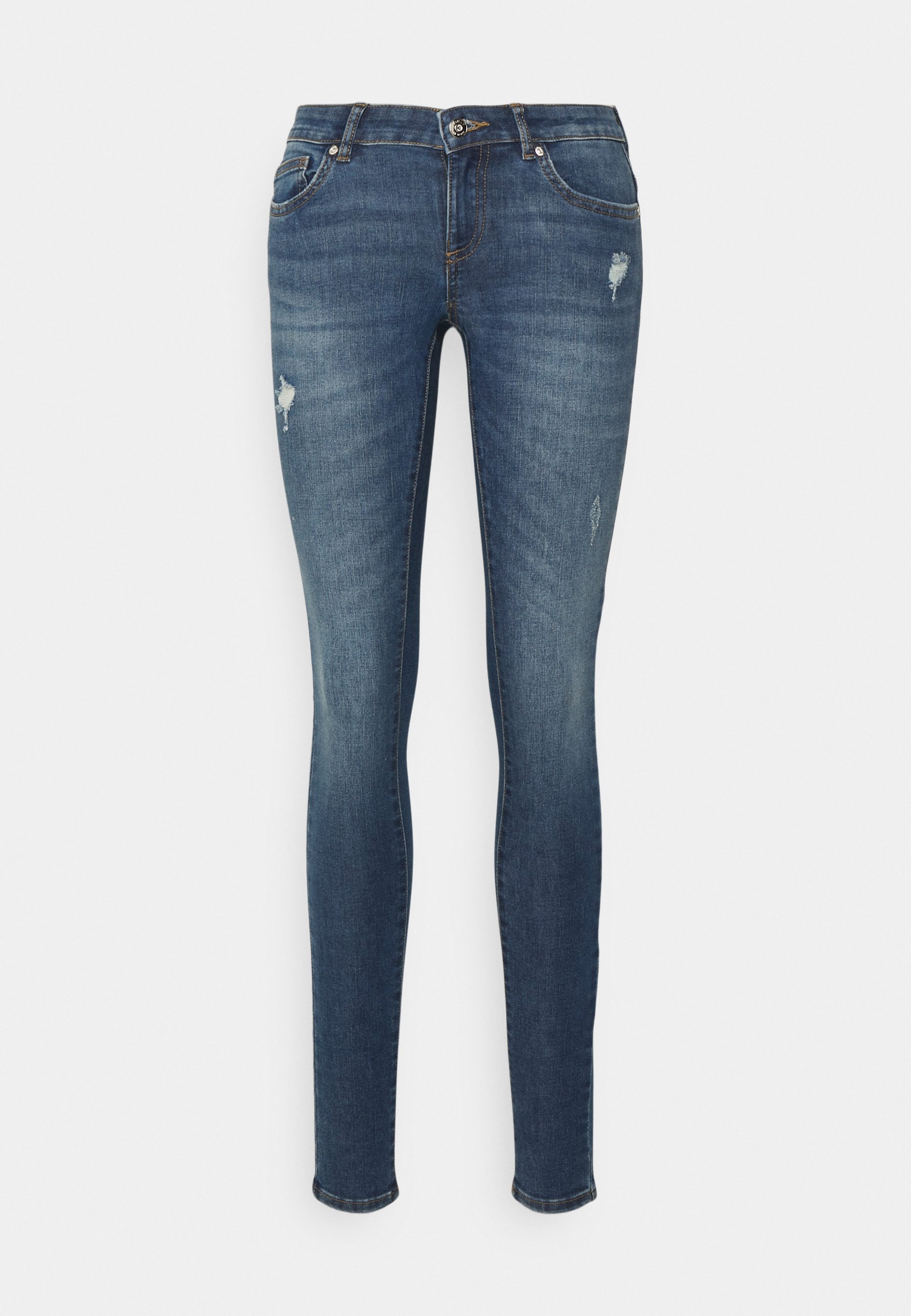 ONLY ONLCORAL LIFE BOX - Jeans Skinny Fit - dark blue denim/dark-blue denim