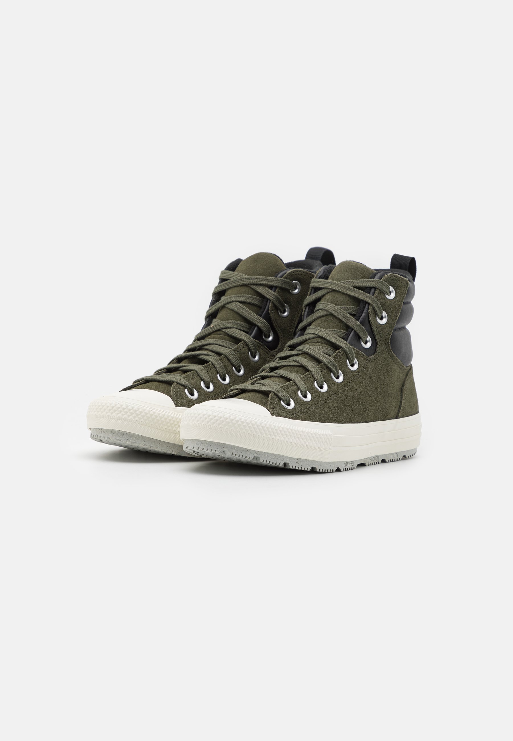 Converse CHUCK TAYLOR ALL BERKSHIRE UNISEX - High-top trainers - cargo khaki/black/egret/khaki