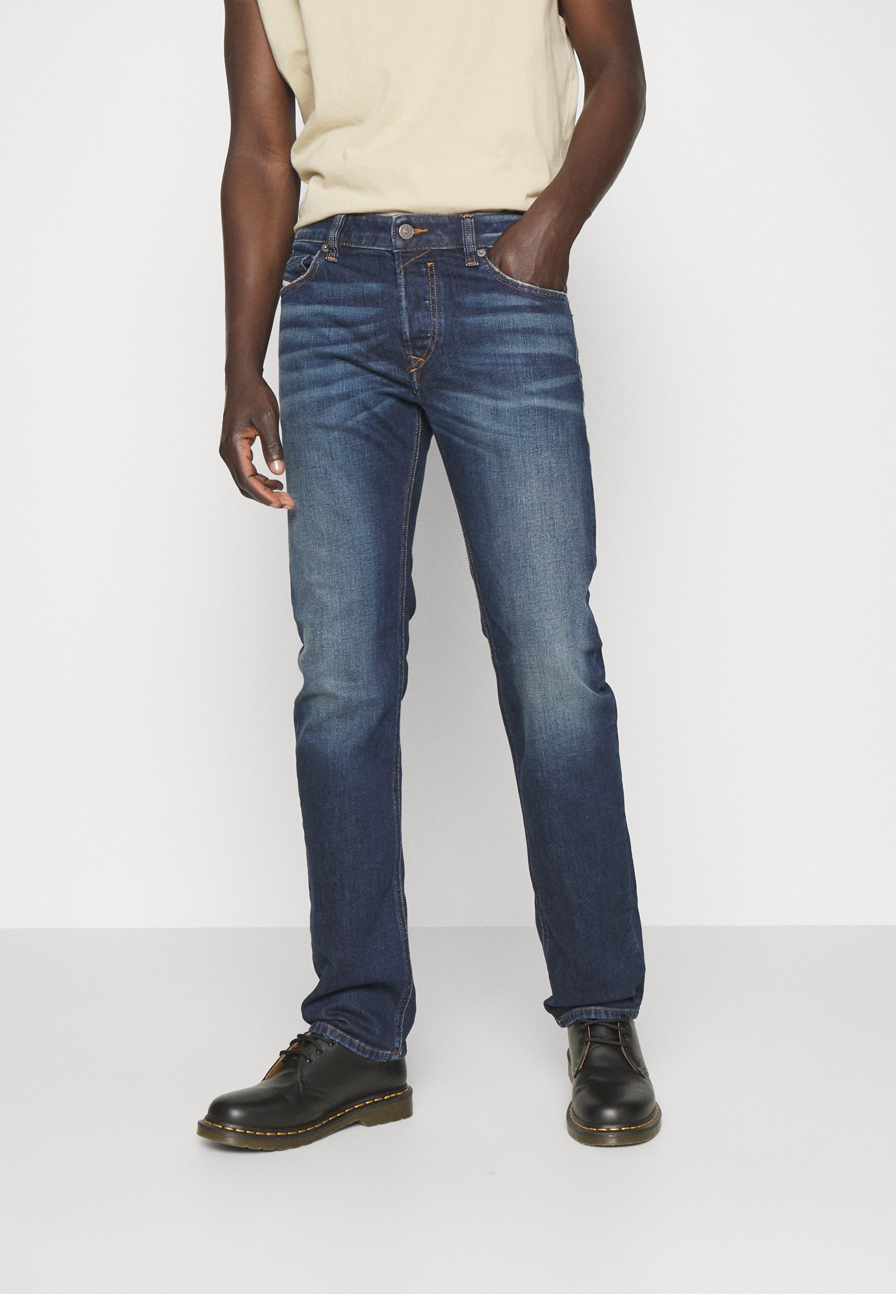 Diesel SAFADO-X - Straight leg jeans - dark/blue denim/dark-blue denim