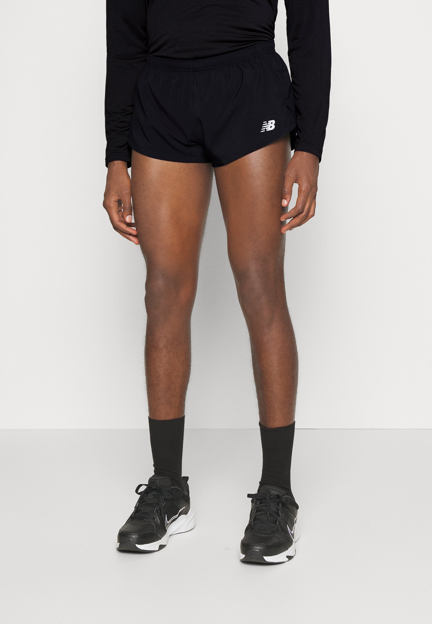 NB ACCELERATE 3 INCH SPLIT SHORT - Sports shorts - black