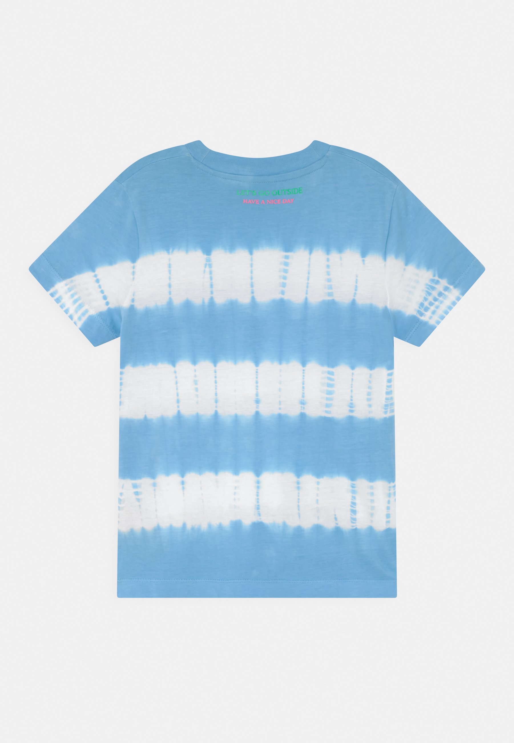 Scotch & Soda RELAXED FIT SHORT-SLEEVED TIE-DYE UNISEX - Print T-shirt - cornflower/light blue