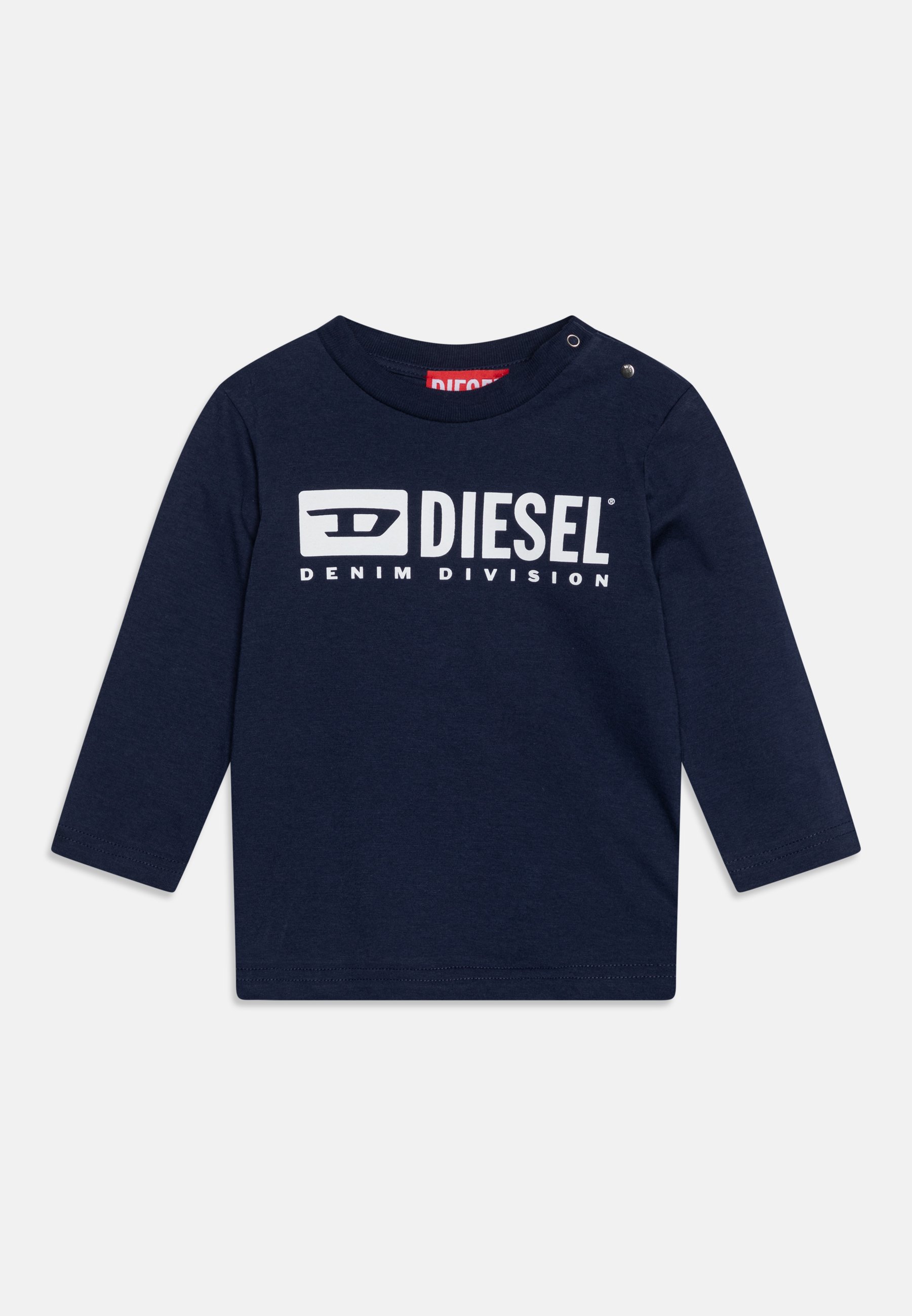Diesel BABY UNISEX - Long sleeved top - blue/dark blue