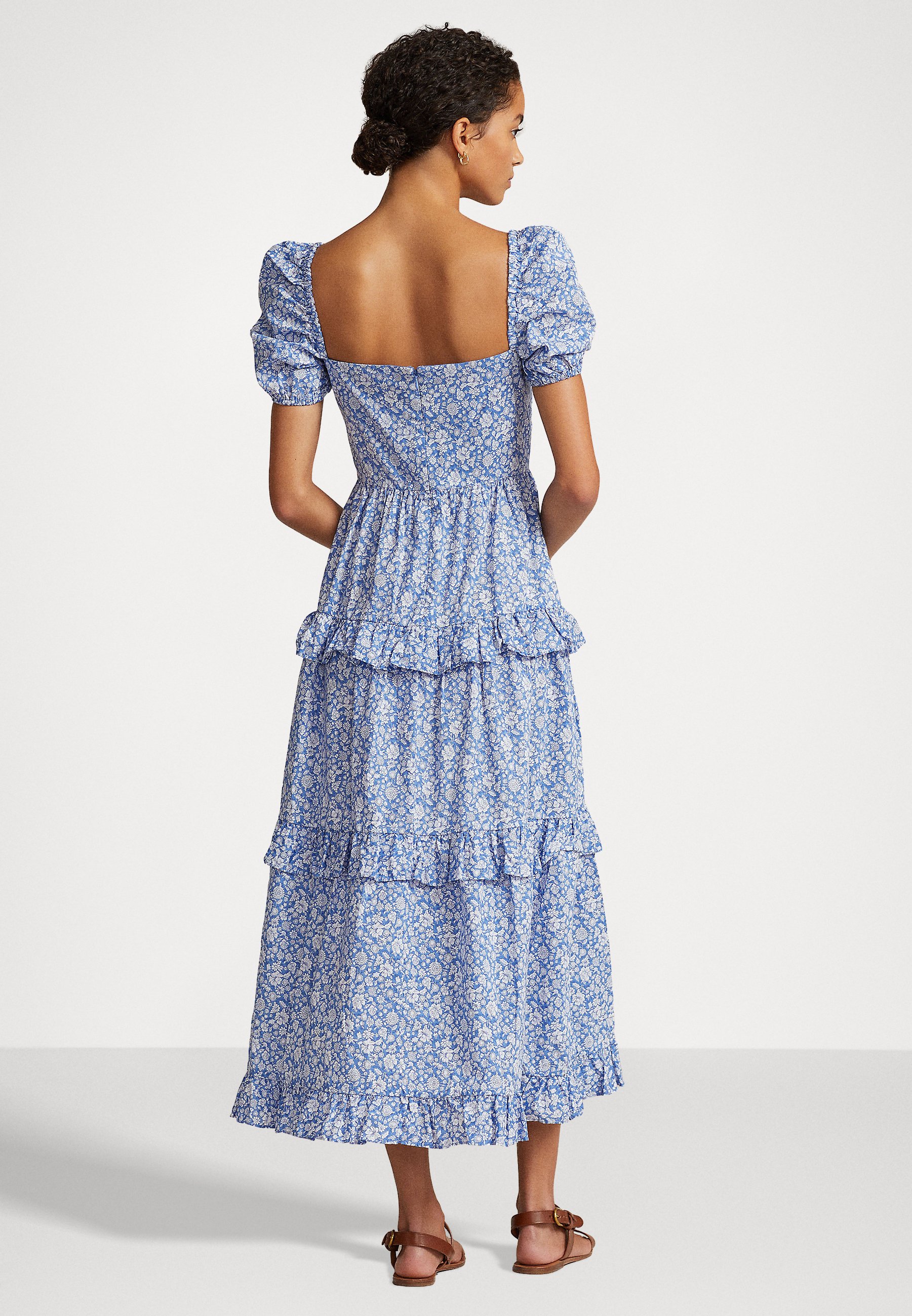 Polo Ralph Lauren SHORT SLEEVE DRESS - Day dress - blue