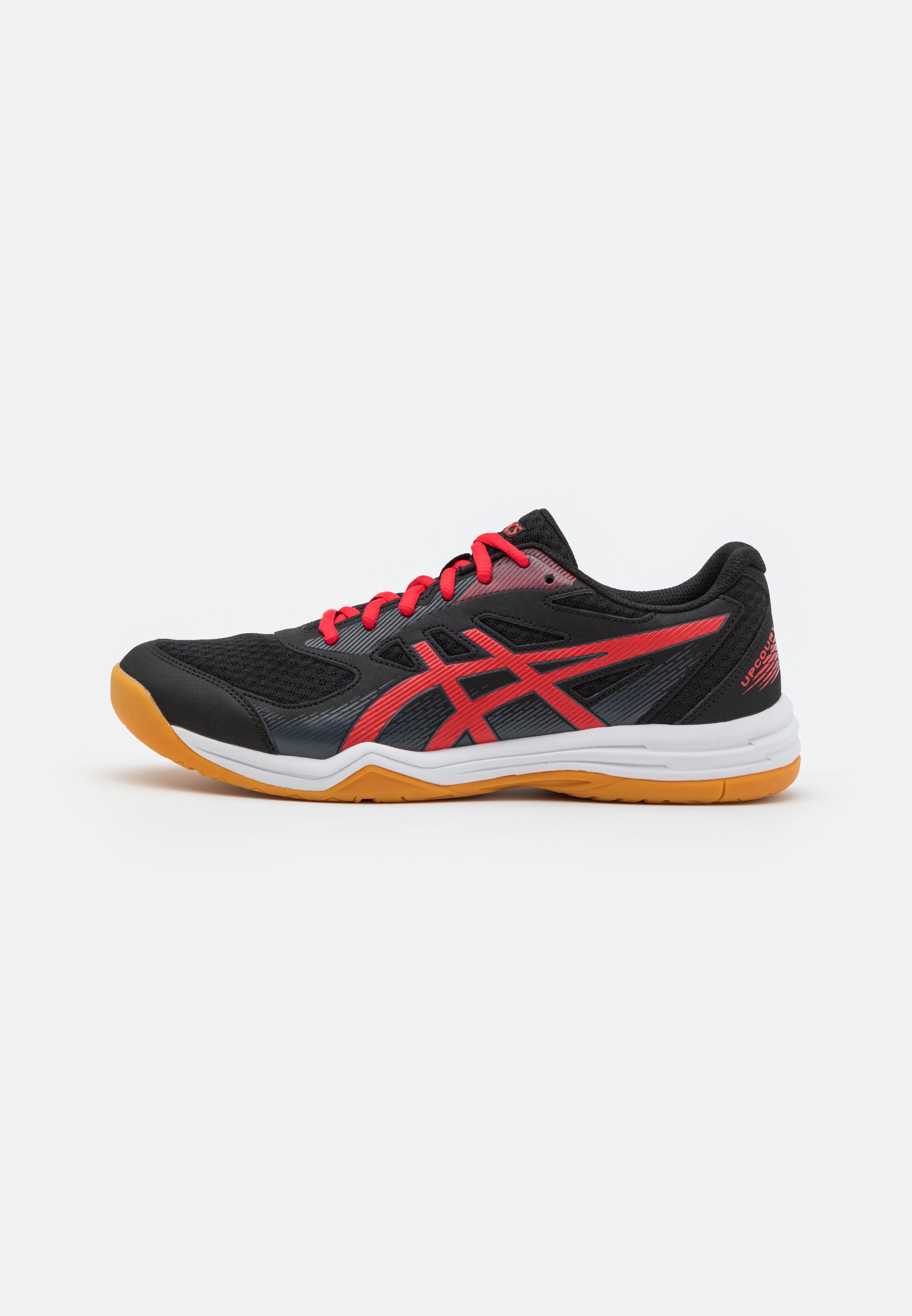 ASICS UPCOURT 5 - Handball shoes - black/classic red/black