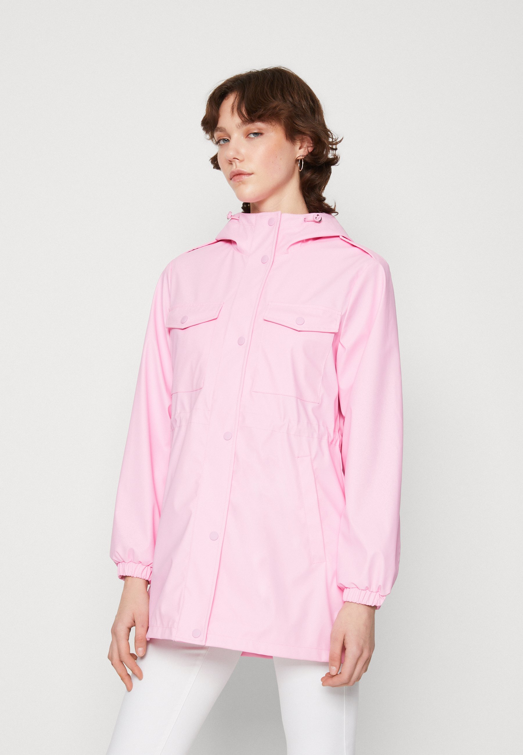 ONLY ONLRENE RAINCOAT - Parka - bonbon/pink