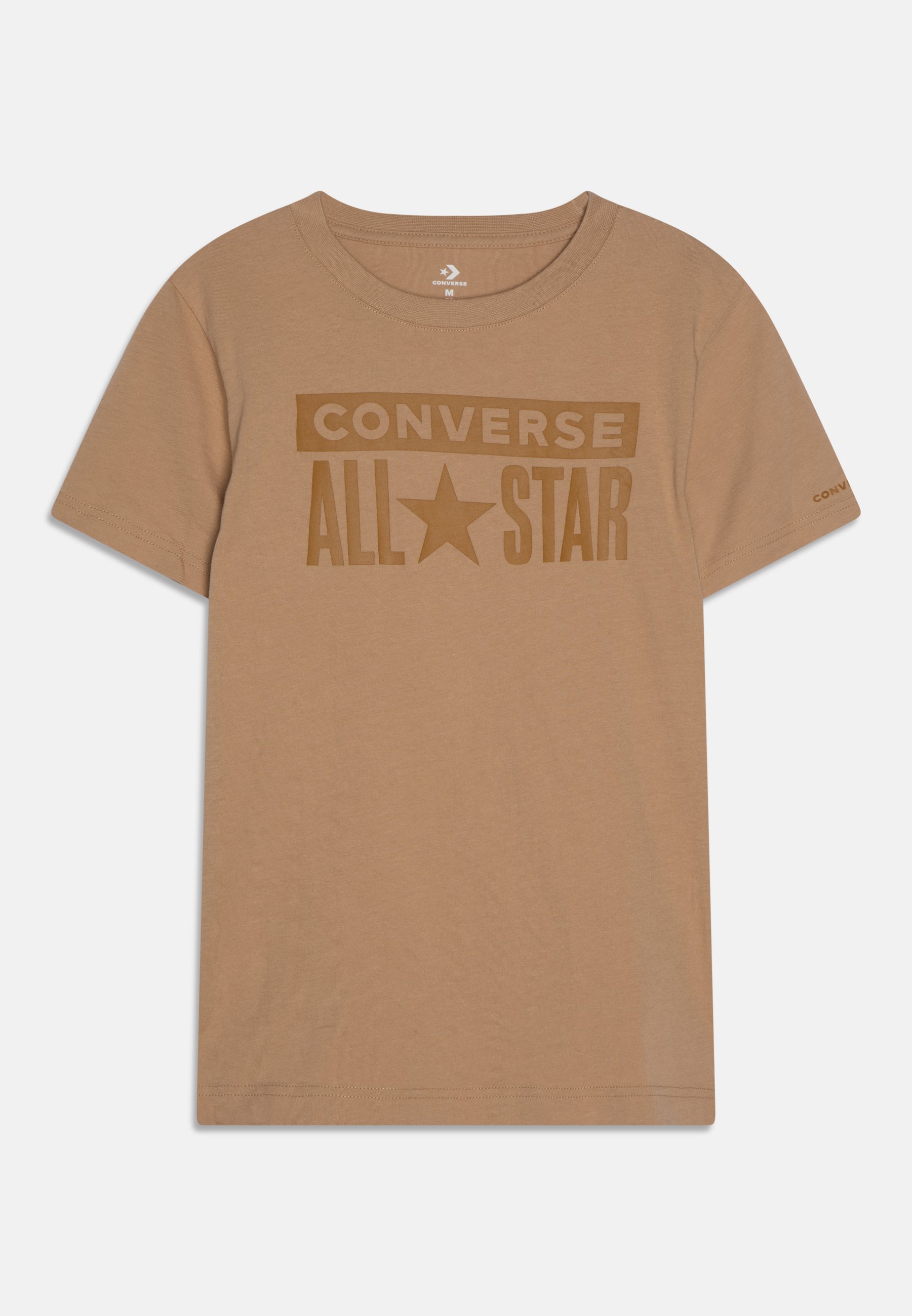 Converse ALL STAR TEE UNISEX - Print T-shirt - hemp/beige