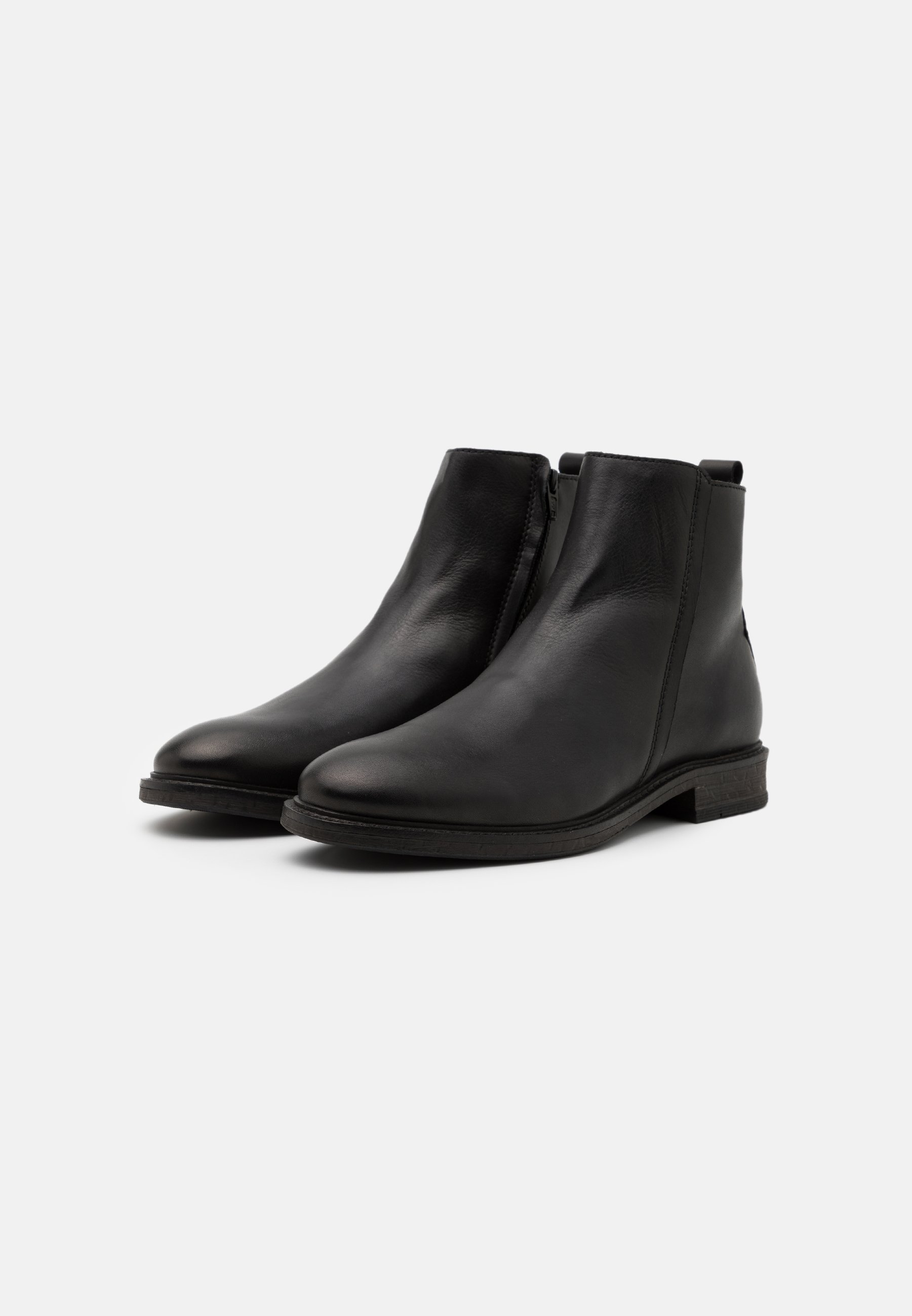 Jack &Jones JFWWALTER ZIP BOOT - Classic ankle boots - anthracite/black