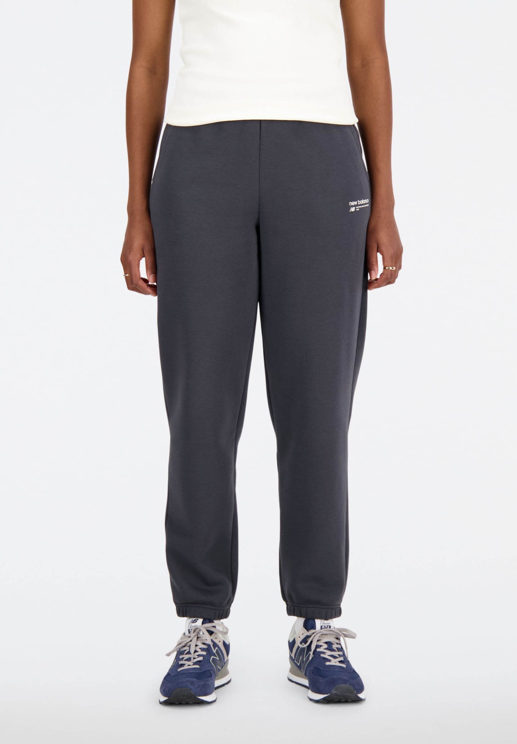 NB LINEAR HERITAGE - Tracksuit bottoms - blacktop/black