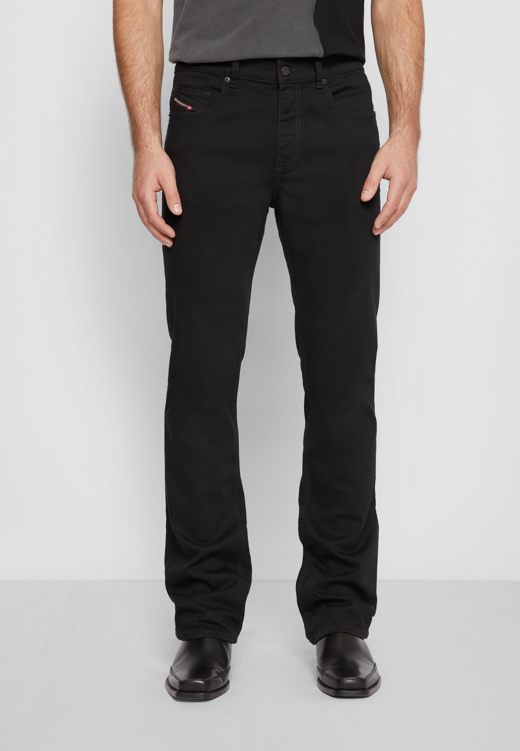 Diesel Bootcut jeans - black denim/black