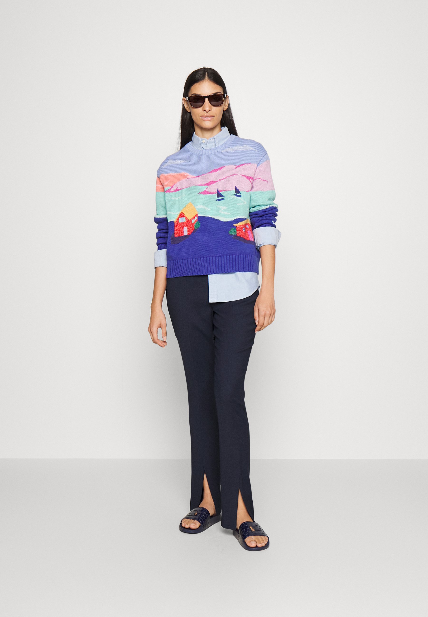 Polo Ralph Lauren Leggings - Trousers - hunter navy/dark blue