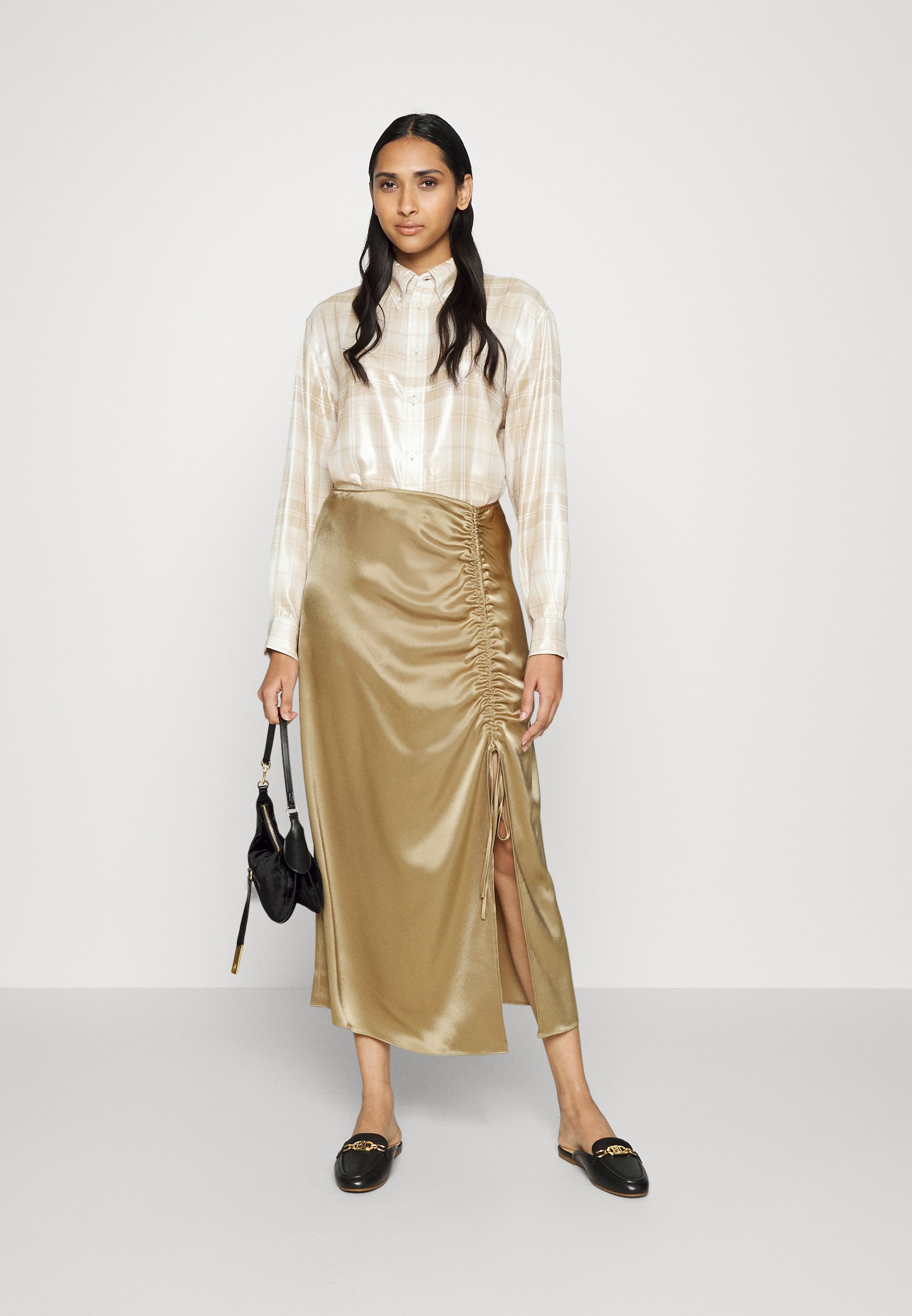 Polo Ralph Lauren MID - A-line skirt - montana khaki/tan
