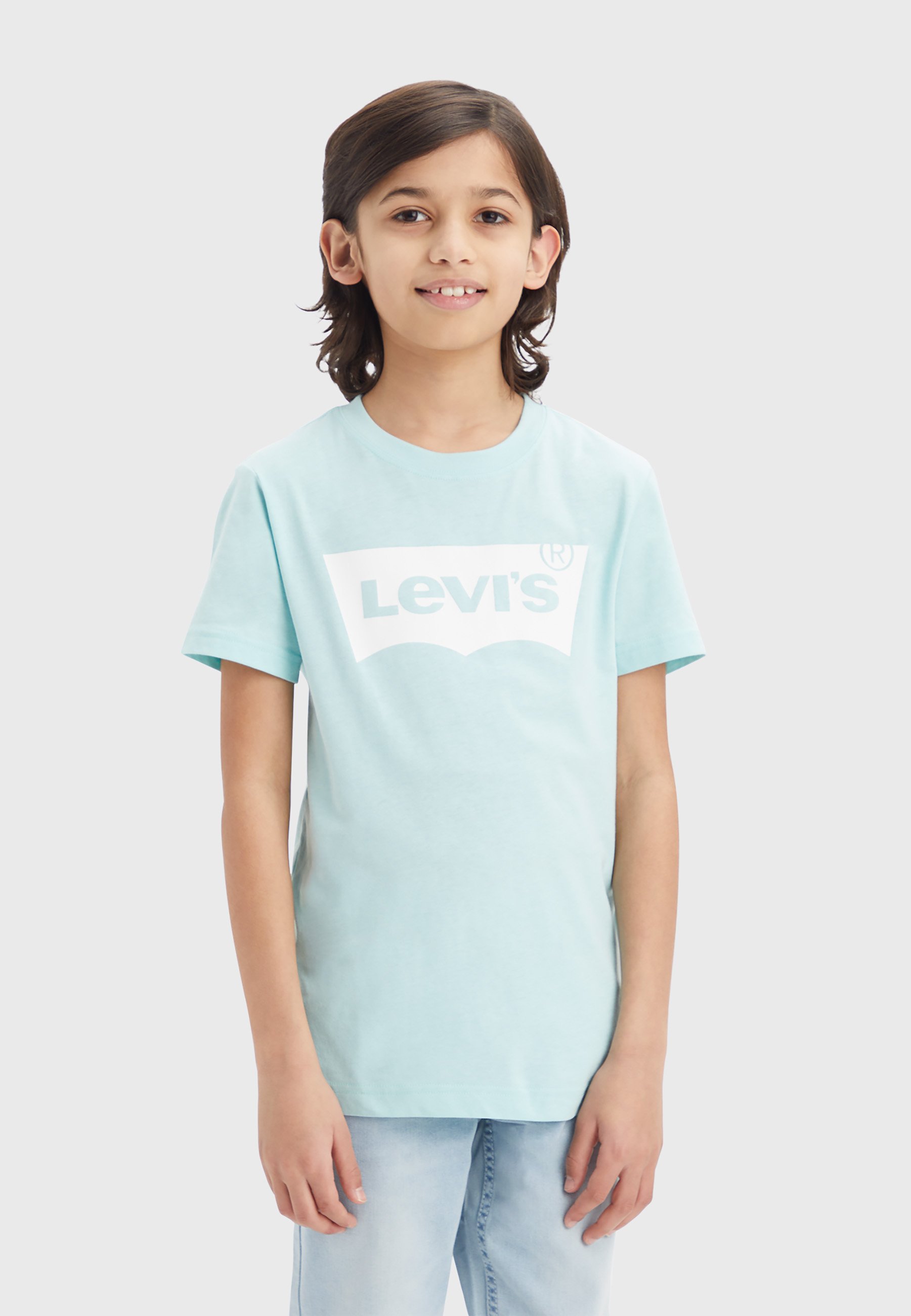 Levi's® BATWING TEE - Print T-shirt - pastel turquoise/turquoise