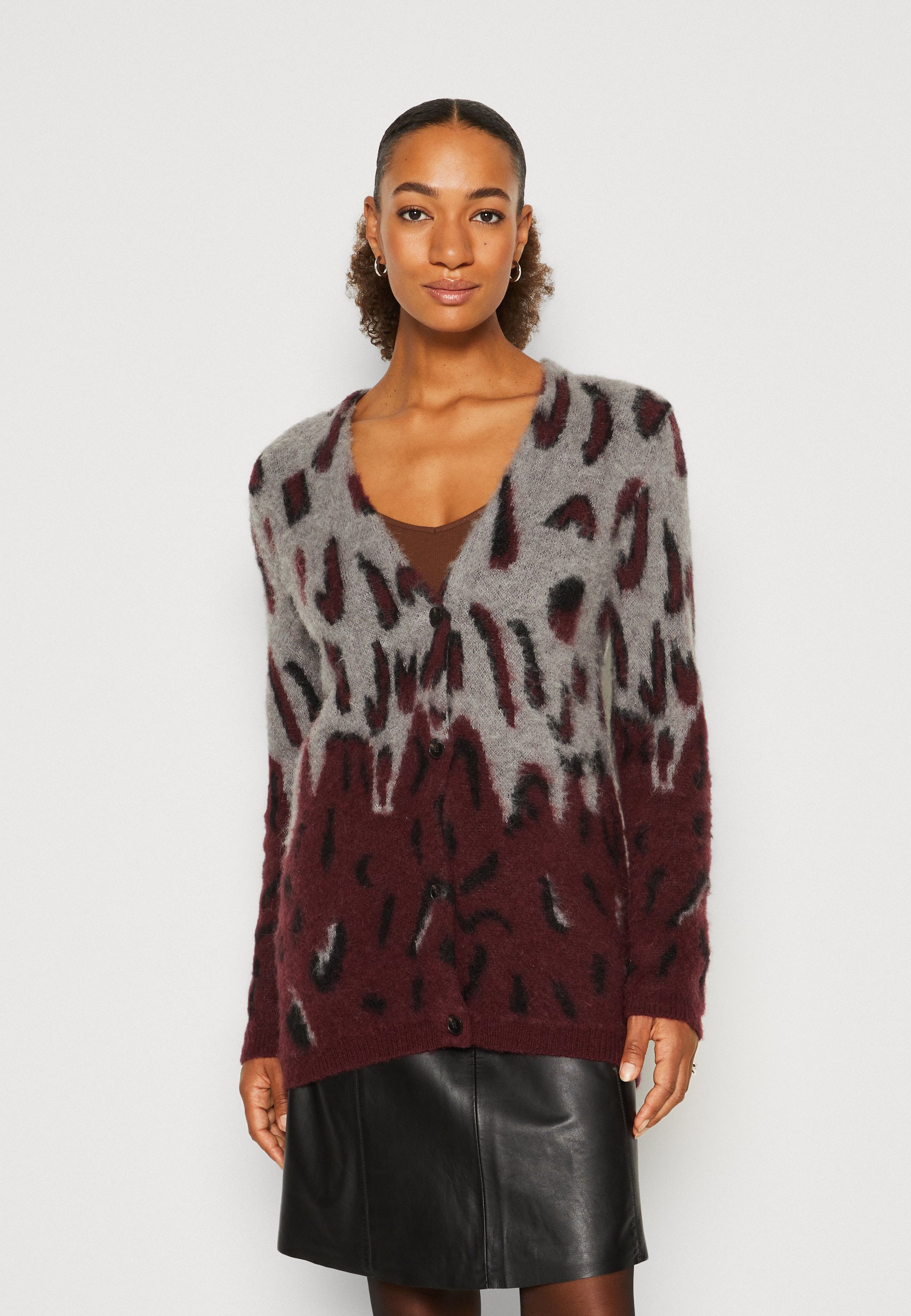 Scotch & Soda CARDIGAN - Cardigan - bordeaux