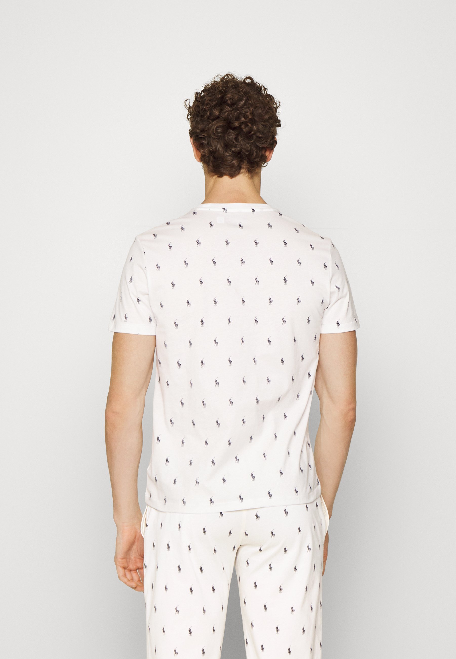 Polo Ralph Lauren CREW SLEEP - Pyjama top - white