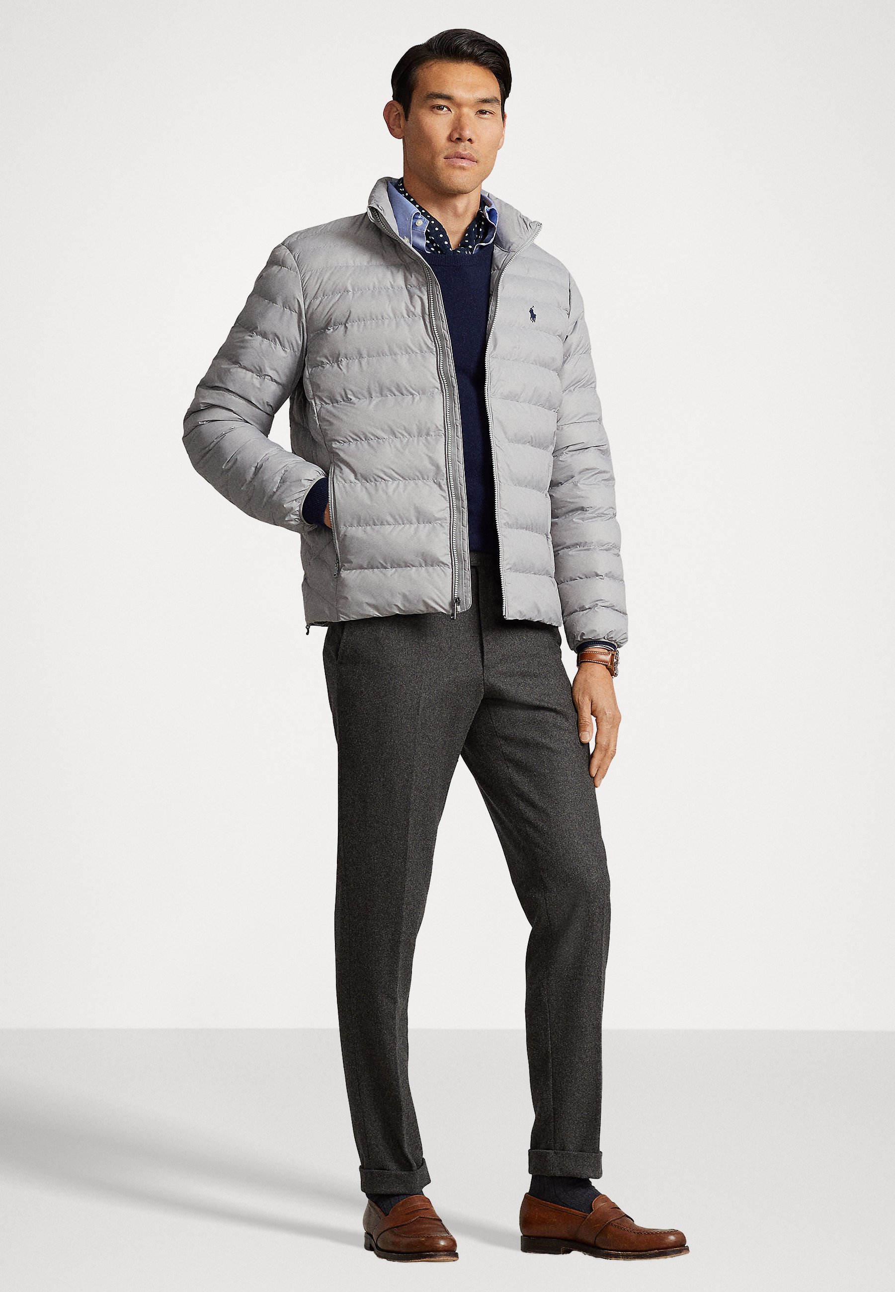 Polo Ralph Lauren THE PACKABLE JACKET - Light jacket - light grey heather/grey