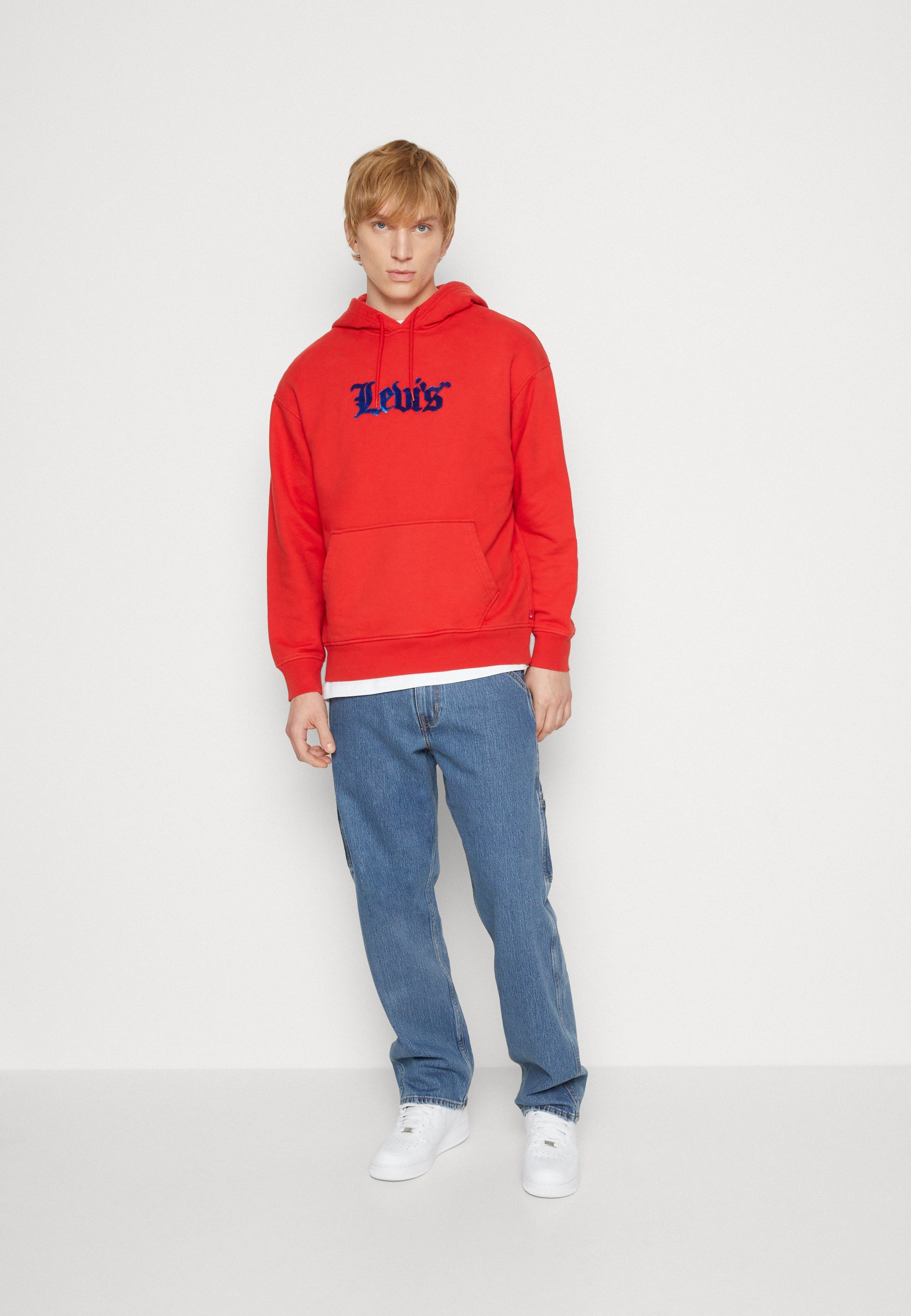 Levi's® RELAXED GRAPHIC - Hoodie - olde english aura orange/red