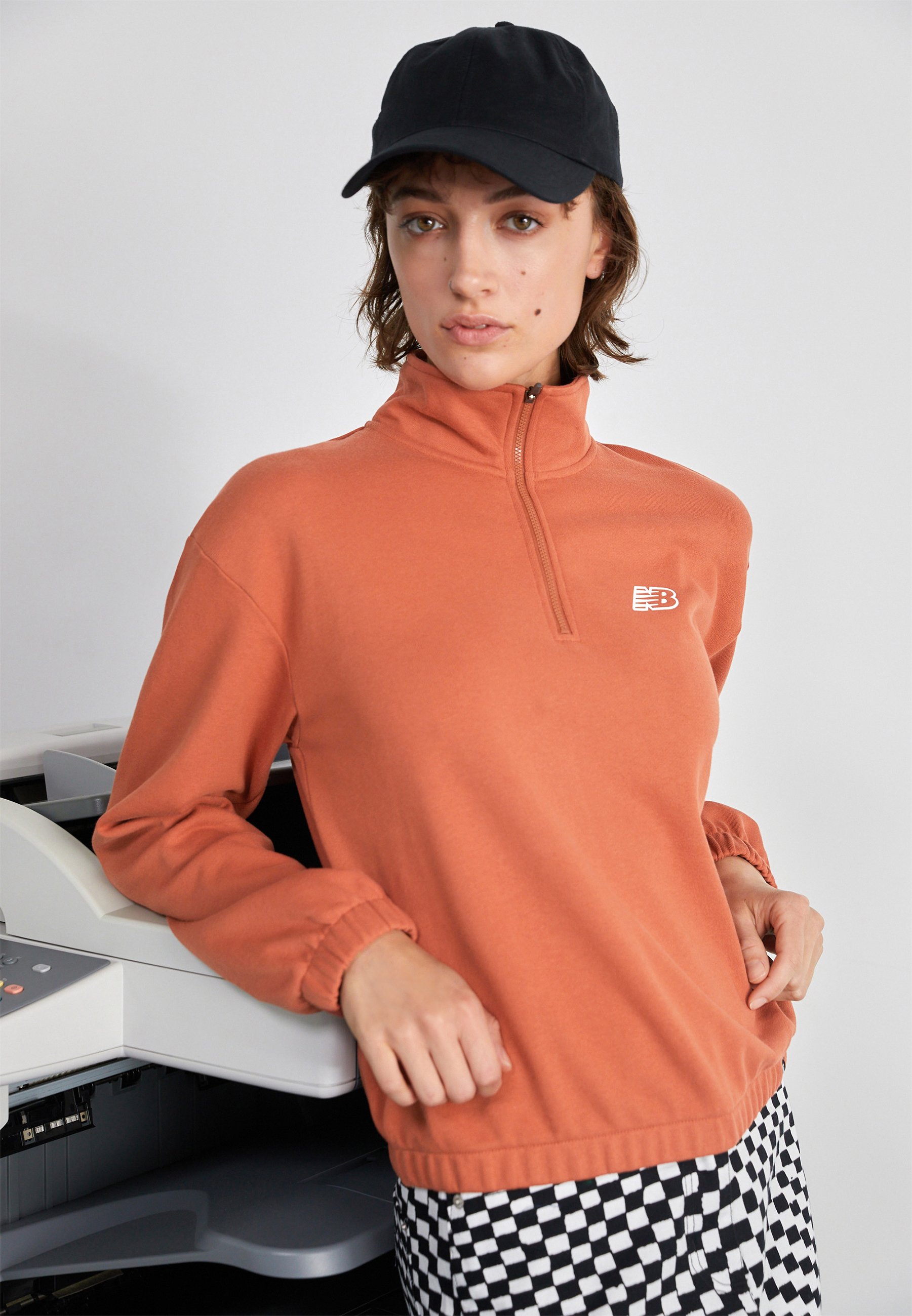 NB SPORT FRENCH TERRY - Sweatshirt - mahogany/brown