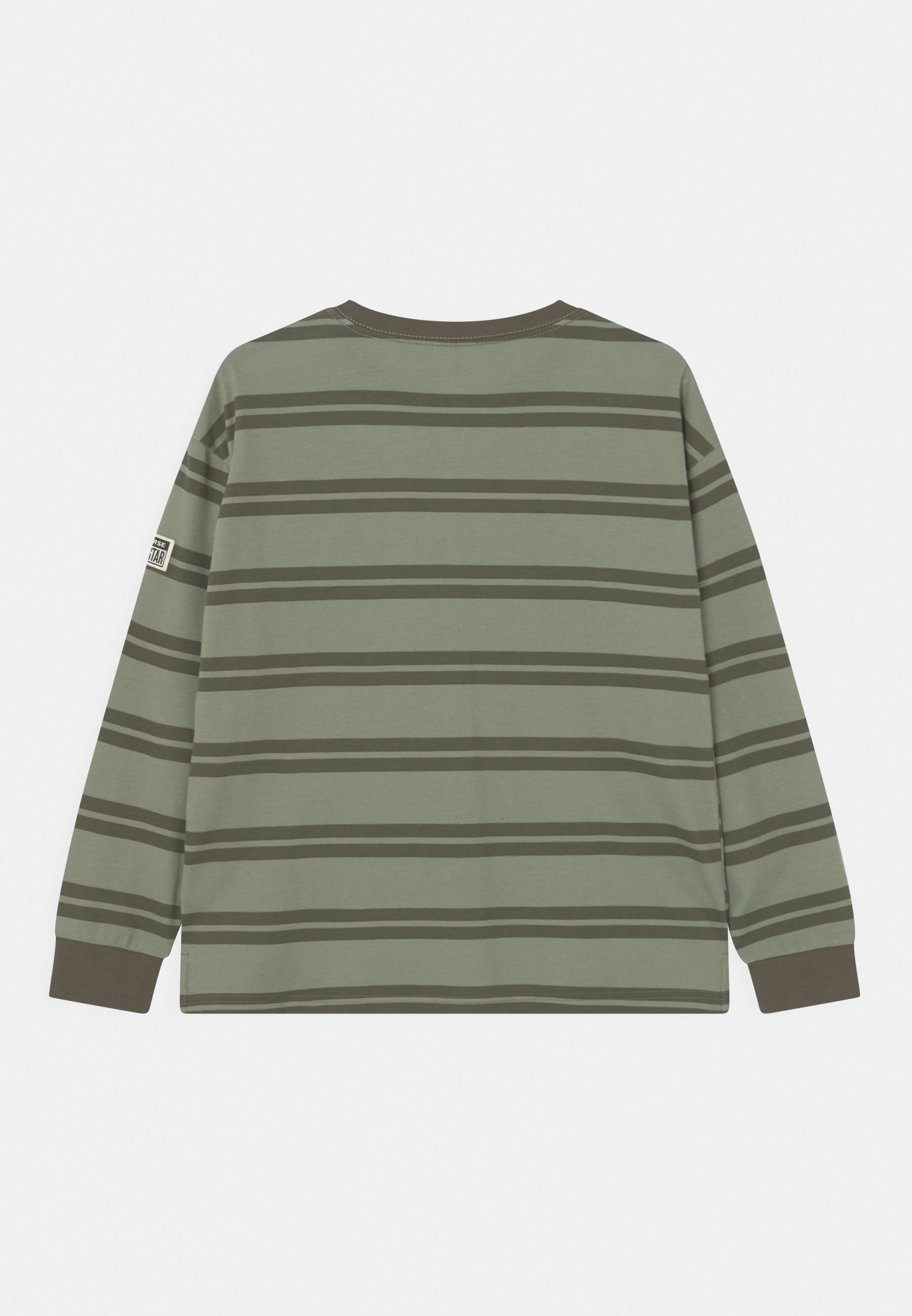 Converse HELIER STRIPE UNISEX - Long sleeved top - cargo khaki/khaki