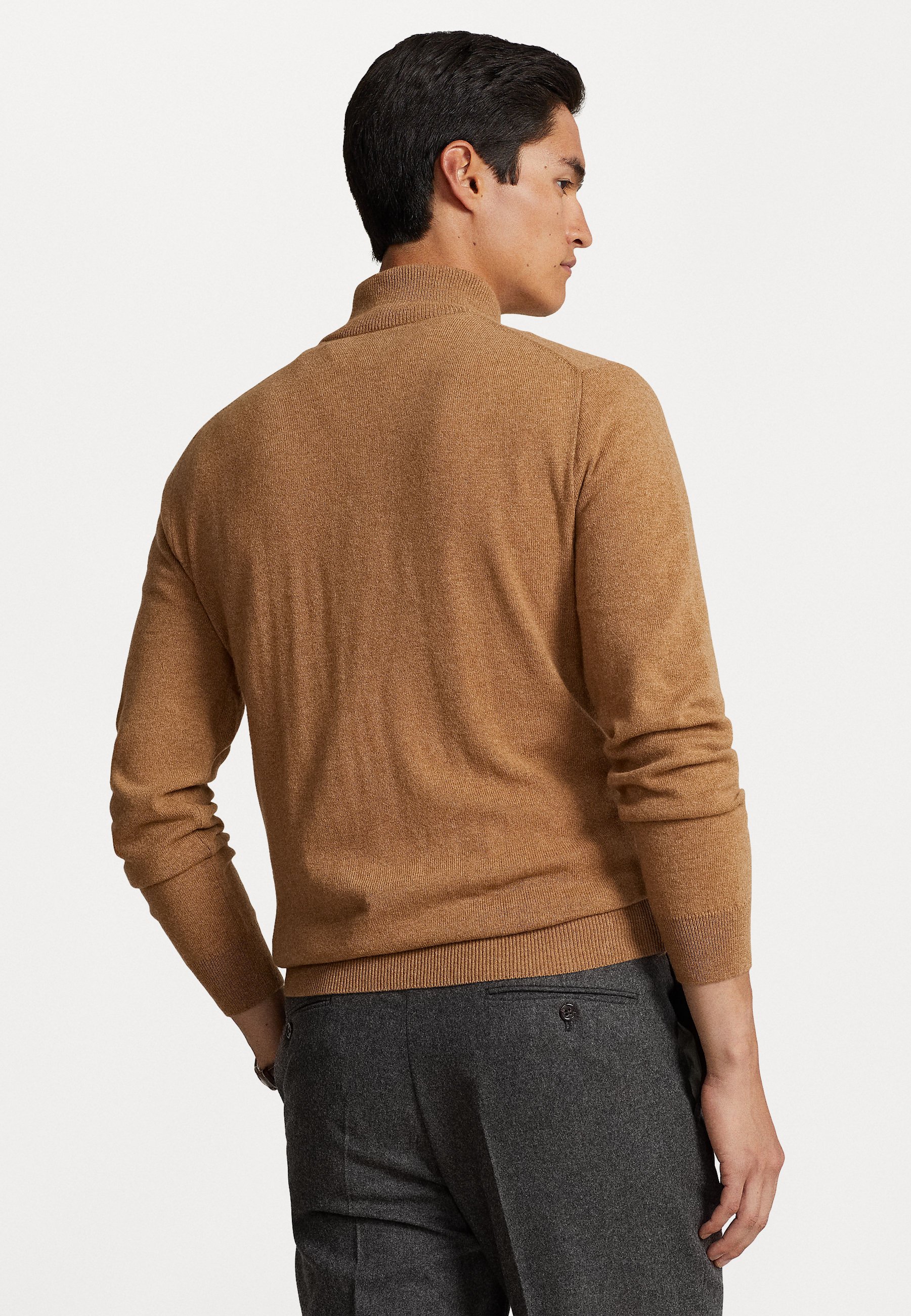 Polo Ralph Lauren LONG SLEEVE - Jumper - brown heather/brown