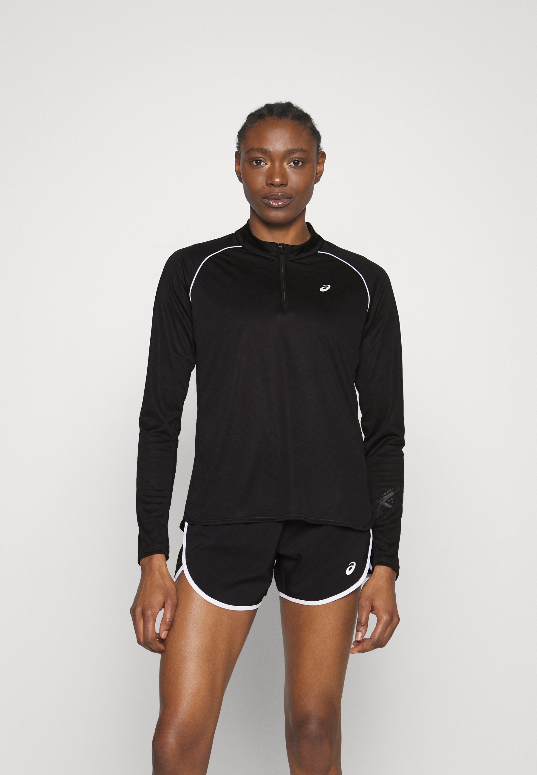 ASICS ICON - Sports T-shirt - performance black / graphite grey/black