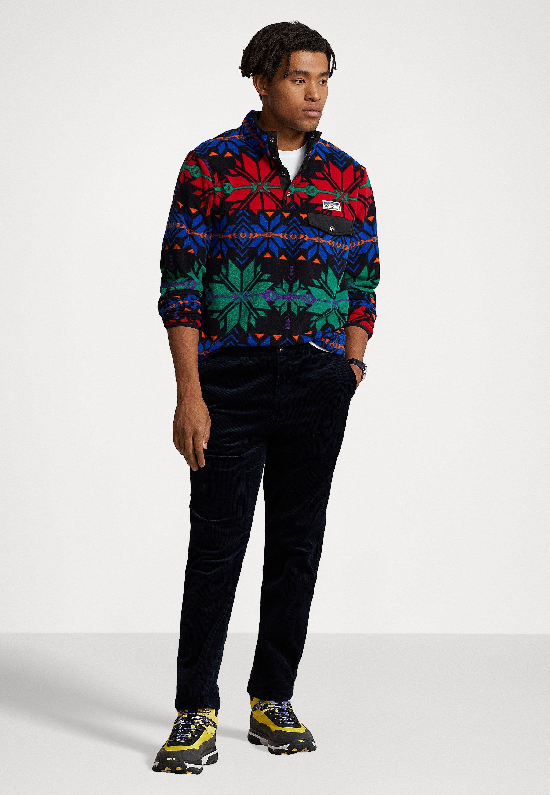 Polo Ralph Lauren PREPSTER FLAT PANT - Trousers - aviator navy/dark blue