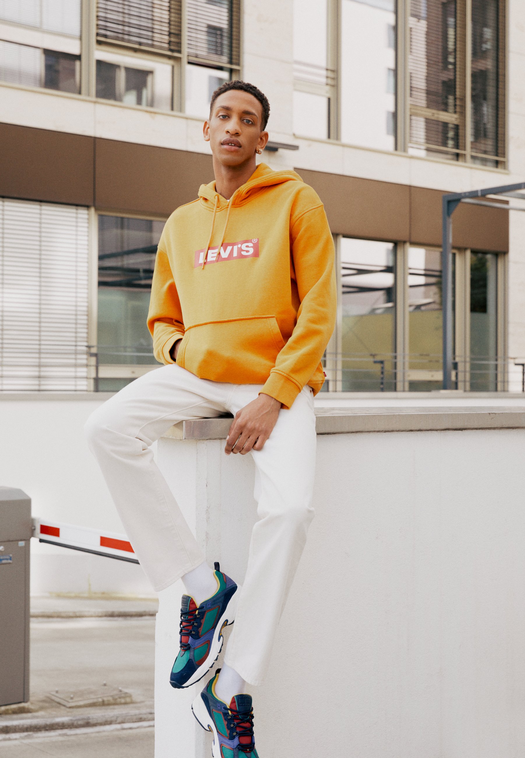 Levi's® 501® ORIGINAL - Straight leg jeans - my candy/white denim